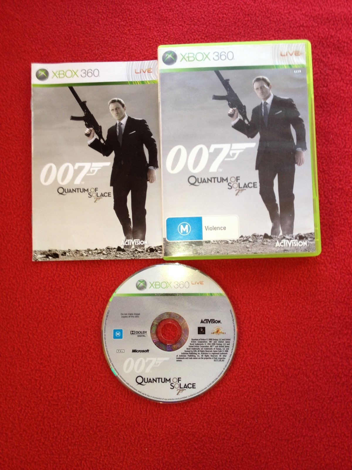 007: Quantum of Solace - XBOX360 Game - Xbox 360, Games, Shooter - Level Up Gaming NZ