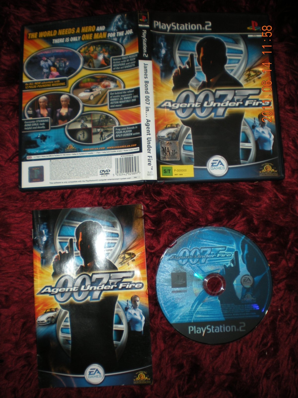 007: Agent Under Fire - PS2 Game - PlayStation 2, Games, Shooter - Level Up Gaming NZ