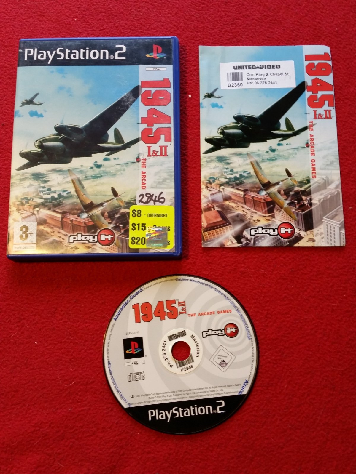 1945: I & II - Arcade Games - PS2 Game - PlayStation 2, Games, Action and adventure - Level Up Gaming NZ