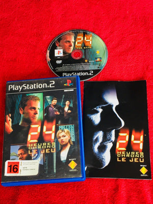 24: The Game - French Case and Manual, English PS2 Game