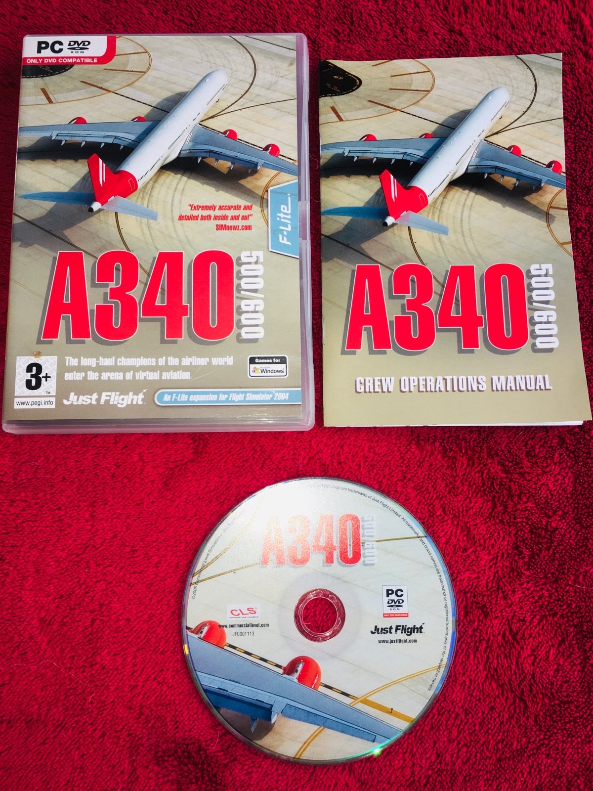 A340 - 500/600 - Airbus Flight Sim PC Game for Flight Simulator 2004 - PC games, Simulation - Level Up Gaming NZ