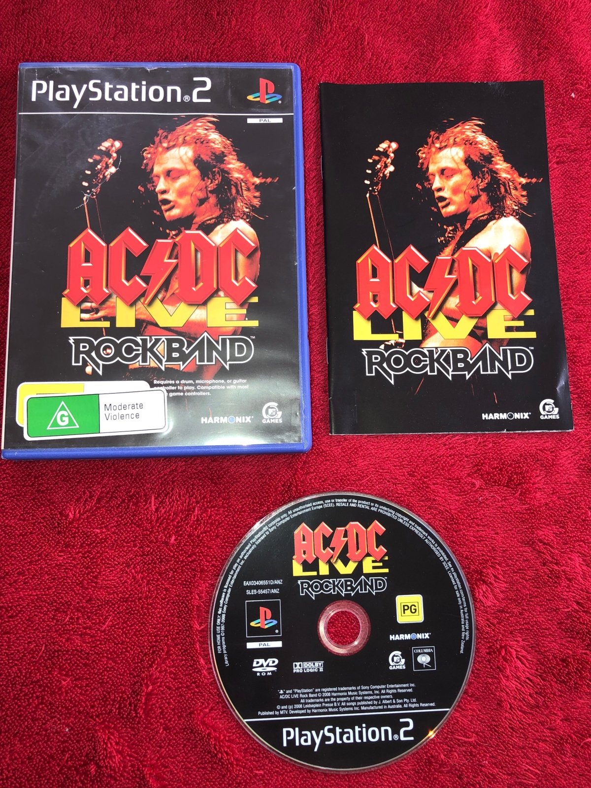 RockBand: AC/DC Live - PS2 Game - PlayStation 2, Games, Music and party - Level Up Gaming NZ
