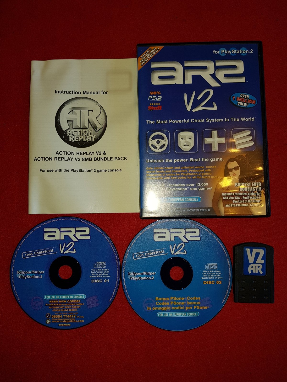 Action Replay 2 V2 - PS2 Game - PlayStation 2, Games, Action and adventure - Level Up Gaming NZ