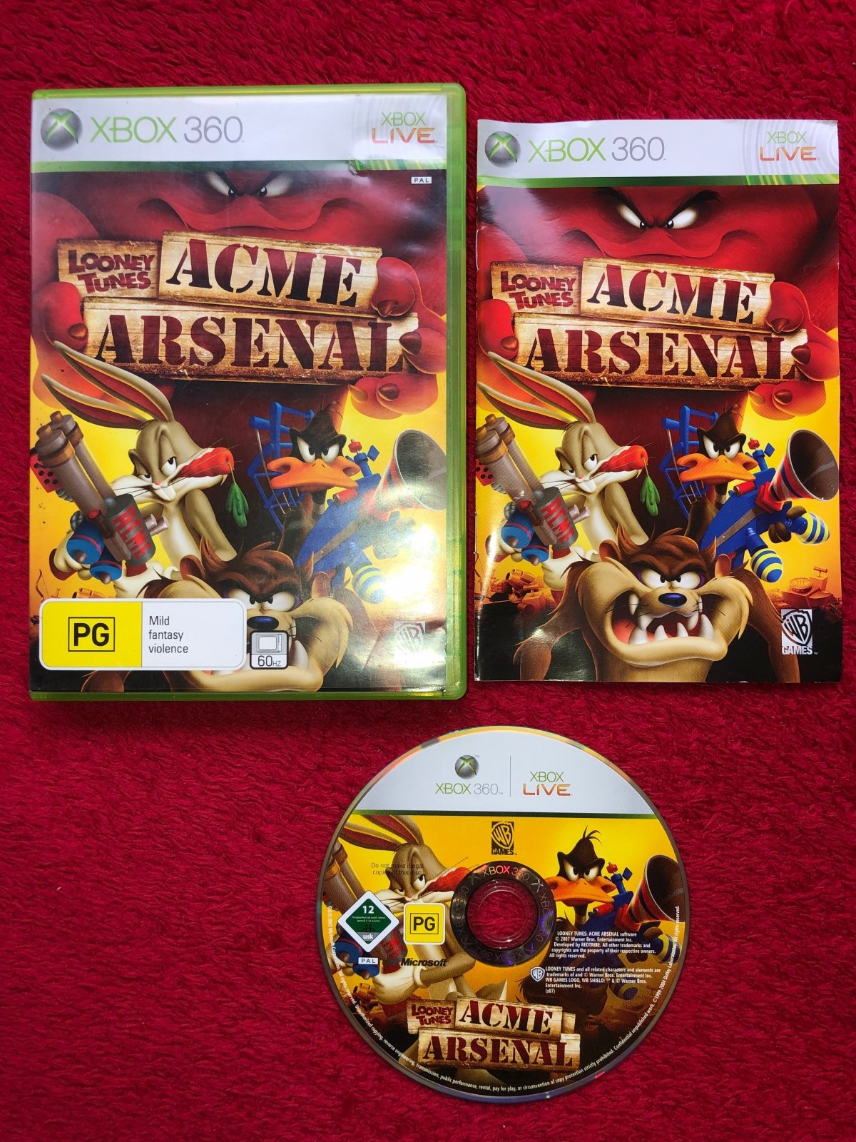 Looney Tunes: Acme Arsenal - NEAR NEW XBOX360 Game - Xbox 360, Games, Action and adventure - Level Up Gaming NZ