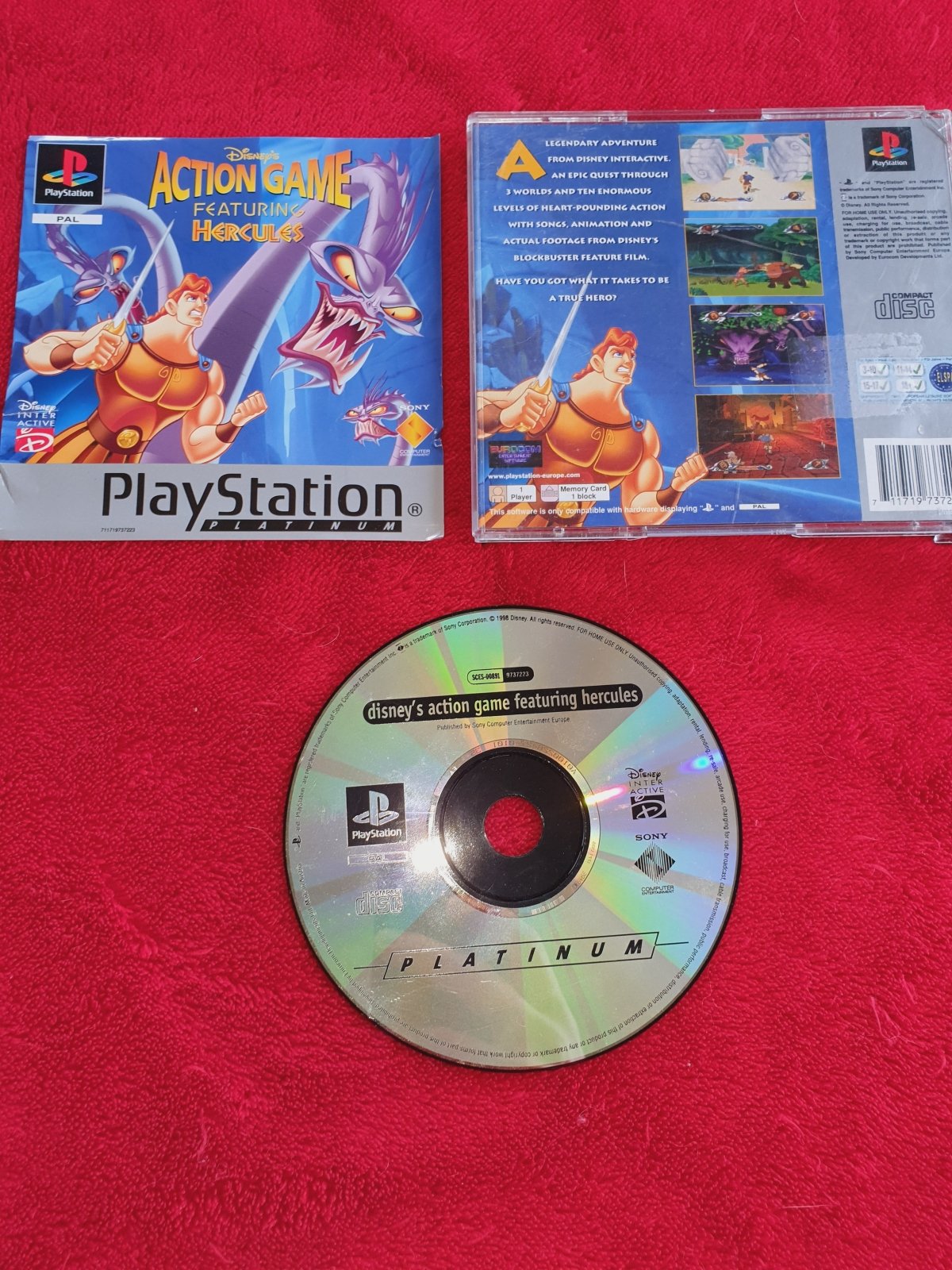 Disney's Hercules - PS1 Game - PlayStation, Games, Action and adventure - Level Up Gaming NZ