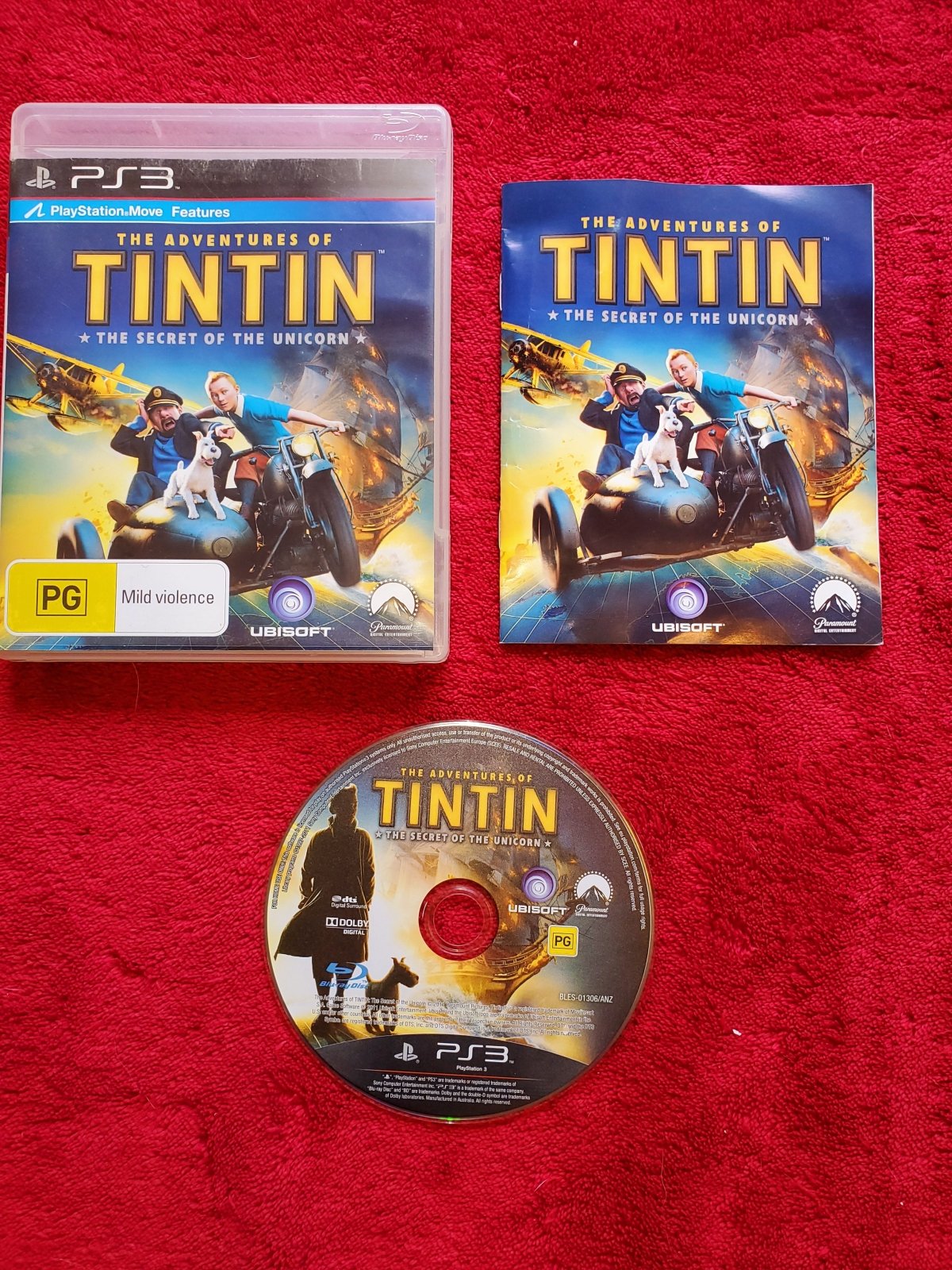 Tintin: The Secret Of The Unicorn - PS3 Game - PlayStation 3, Games, Other - Level Up Gaming NZ