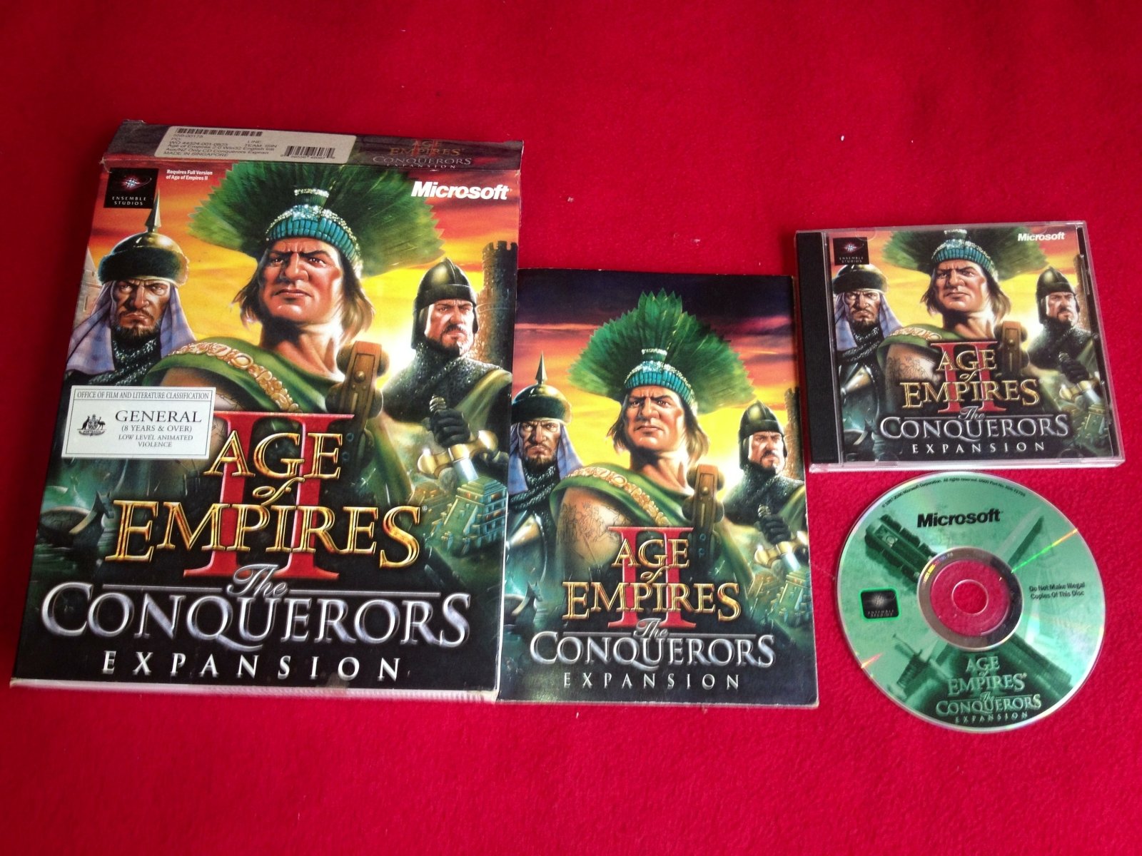 Age of Empires 2: The Conquerors * RARE + BOXED - PC games, Strategy and puzzle - Level Up Gaming NZ