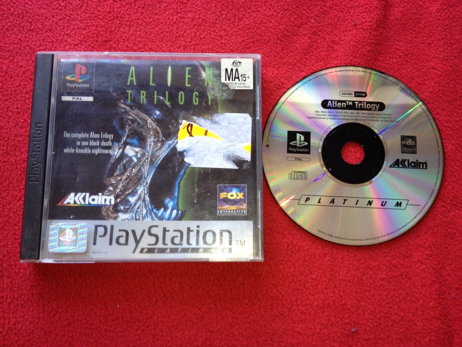 Alien Trilogy - PS1 Game - PlayStation, Games, Action and adventure - Level Up Gaming NZ