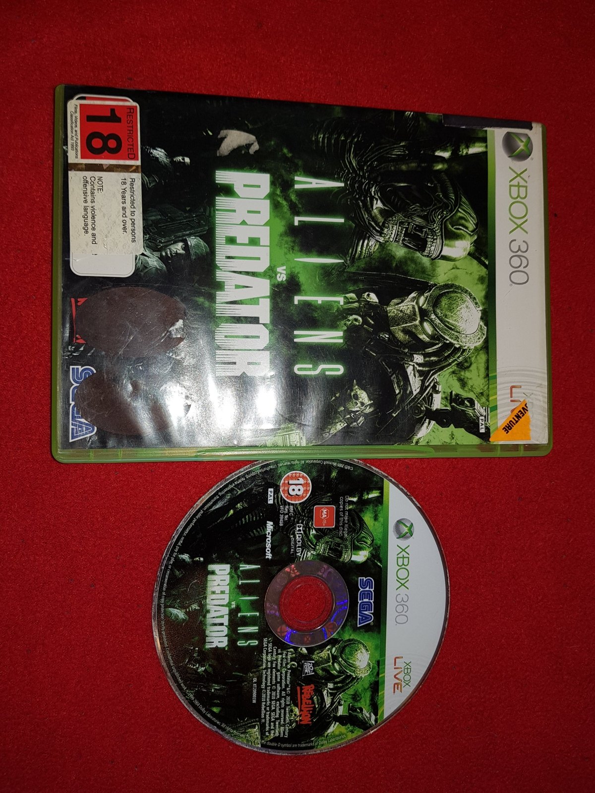Aliens vs. Predator - XBOX360 Game - Xbox 360, Games, Action and adventure - Level Up Gaming NZ