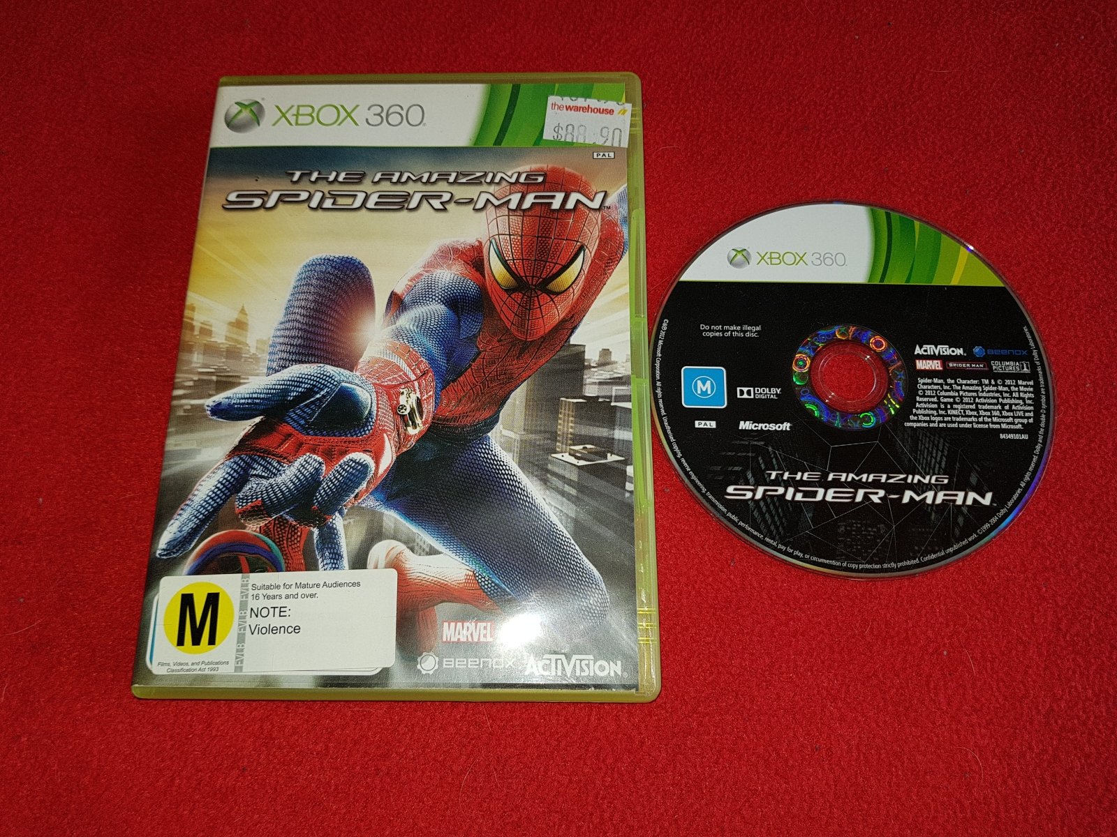 The Amazing Spider - Man - XBOX360 Game - Xbox 360, Games, Action and adventure - Level Up Gaming NZ