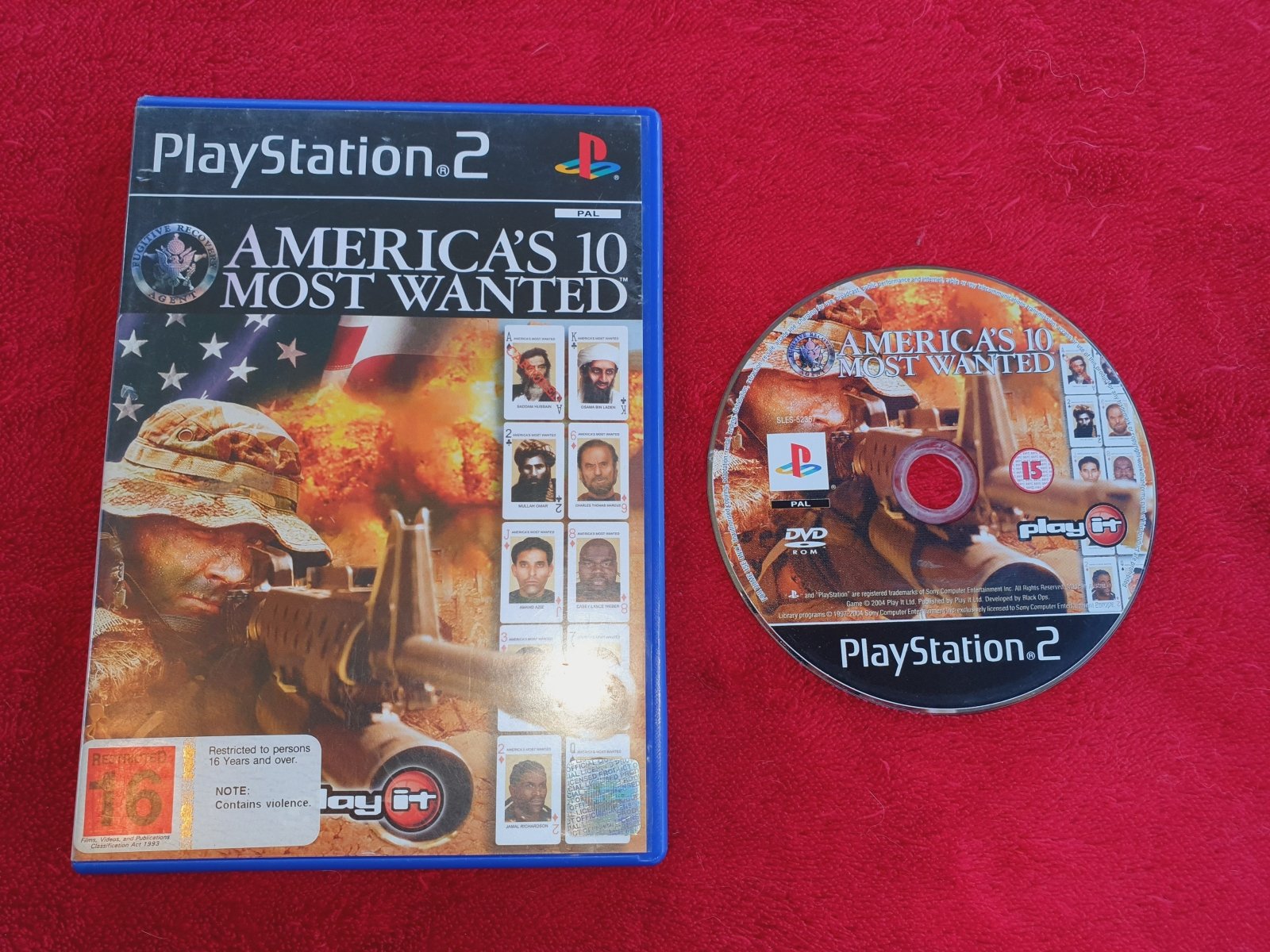 America's 10 Most Wanted - PS2 Game - PlayStation 2, Games, Shooter - Level Up Gaming NZ