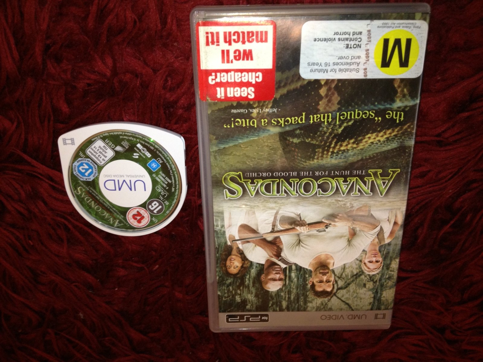 Anacondas - The Hunt For The Blood - PSP Movie - Play Station Portable (PSP), Games, Movie UMD - Level Up Gaming NZ