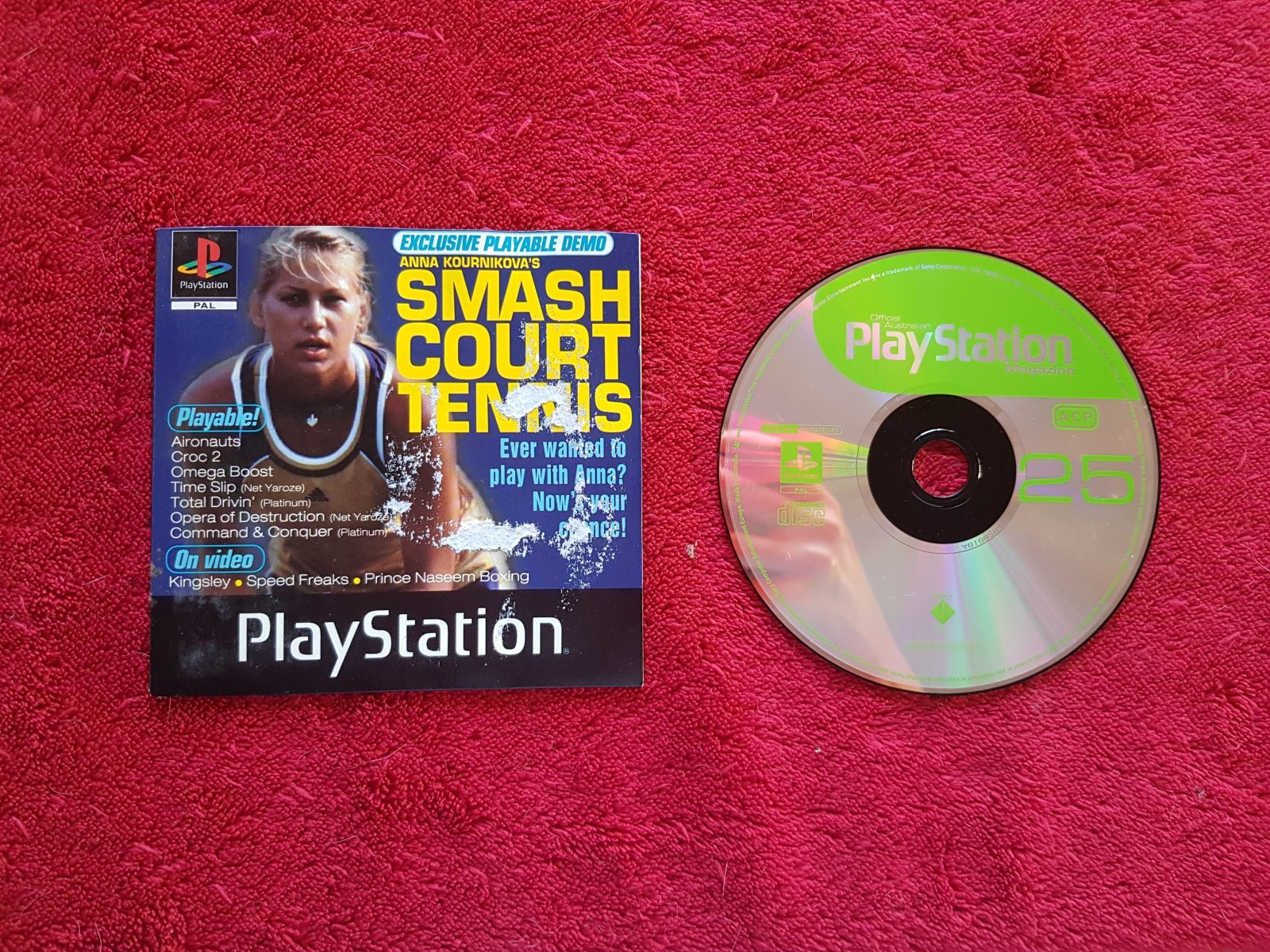 Smash Court Tennis and Other Demos: Playstation Magazine 25 - PS1 Game Demo - PlayStation, Games, Action and adventure - Level Up Gaming NZ