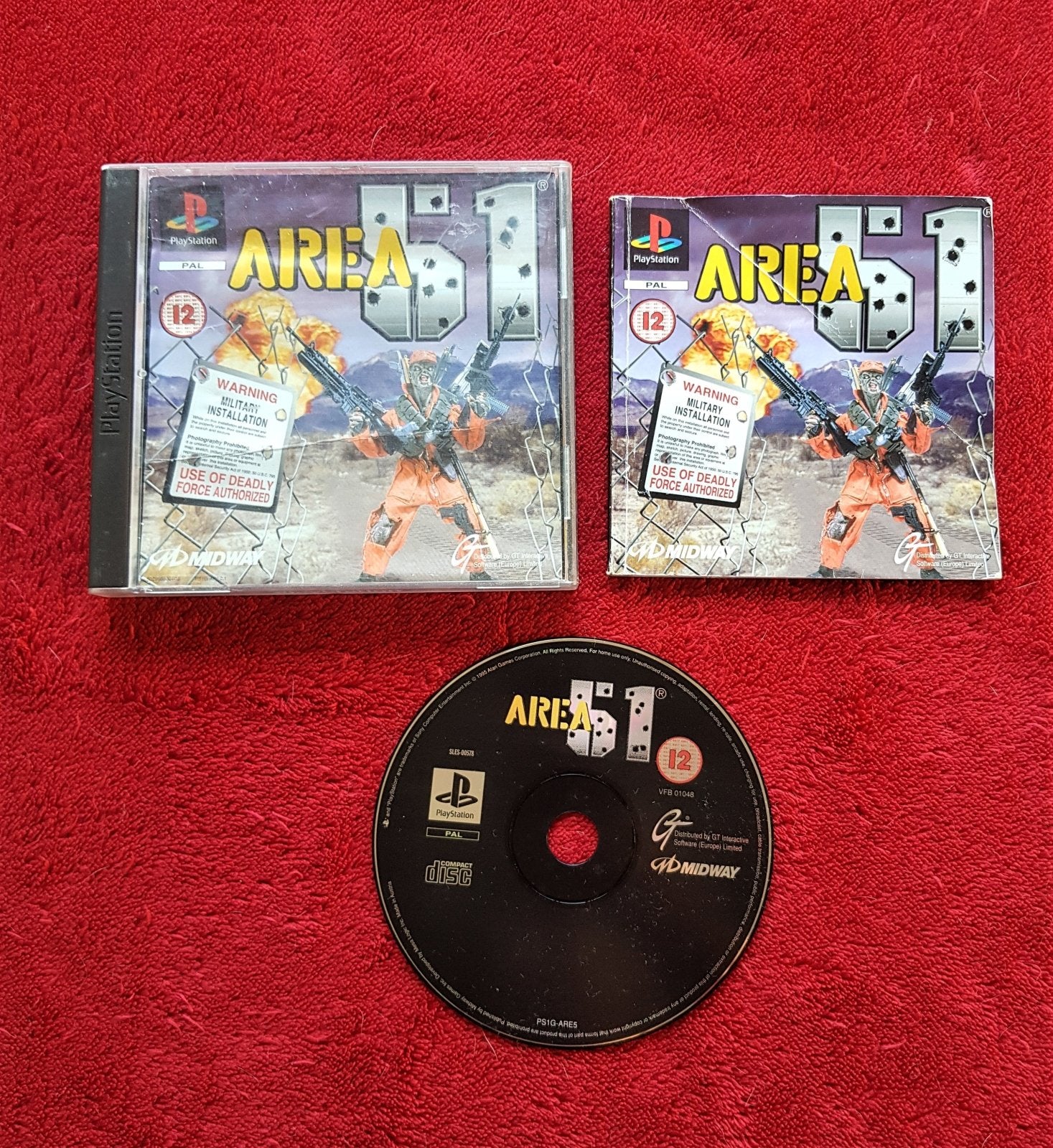 Area 51 - PS1 Game - PlayStation, Games, Shooter - Level Up Gaming NZ