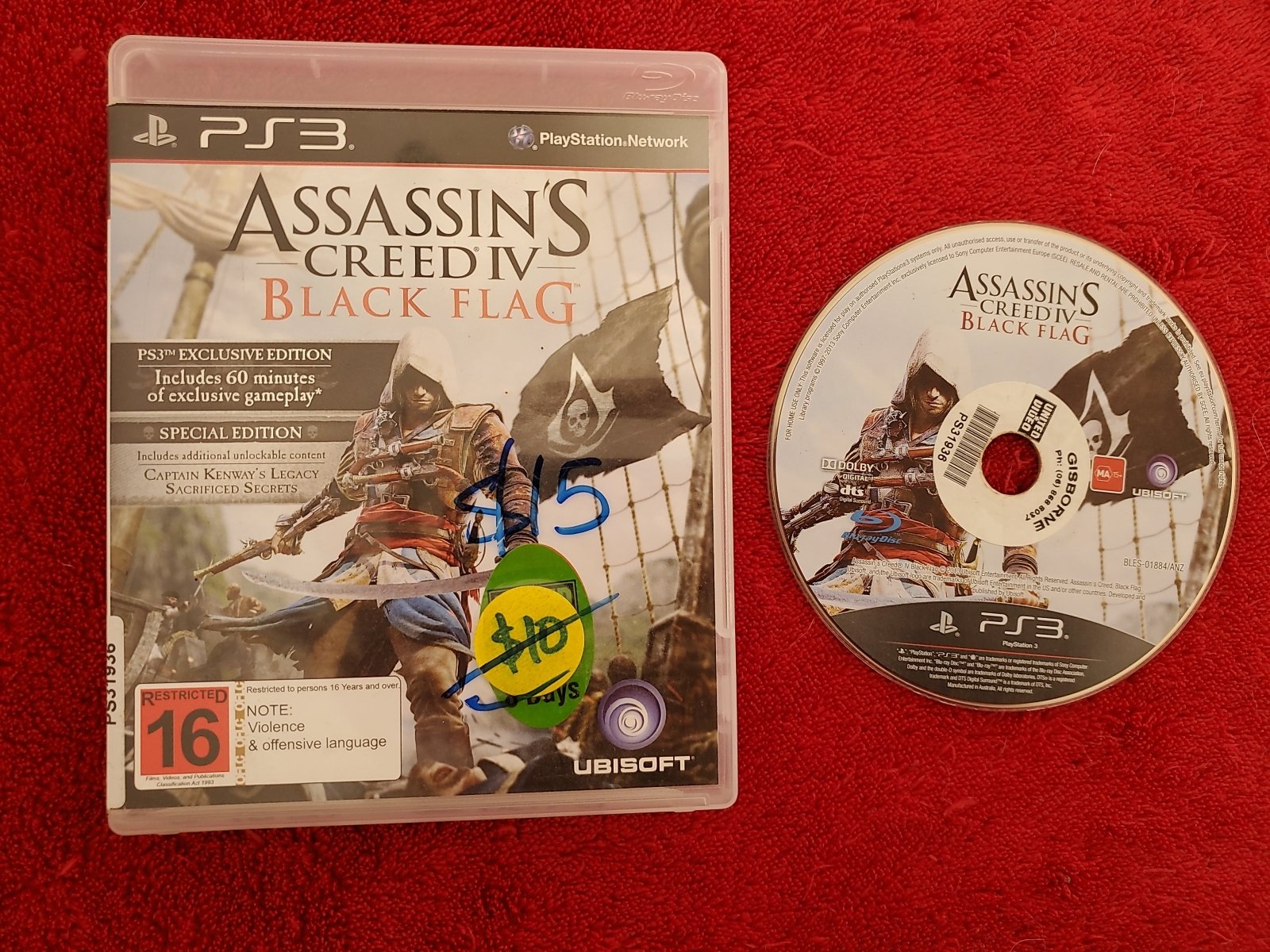 Assassin's Creed 4: Black Flag - PS3 Game - PlayStation 3, Games, Action and adventure - Level Up Gaming NZ