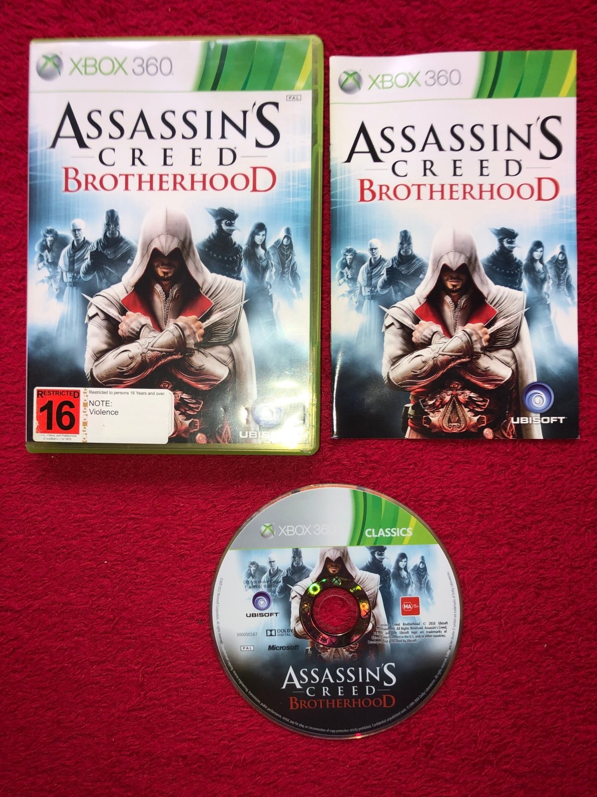 Assassin's Creed Brotherhood - AS NEW Xbox 360 Game - Xbox 360, Games, Action and adventure - Level Up Gaming NZ