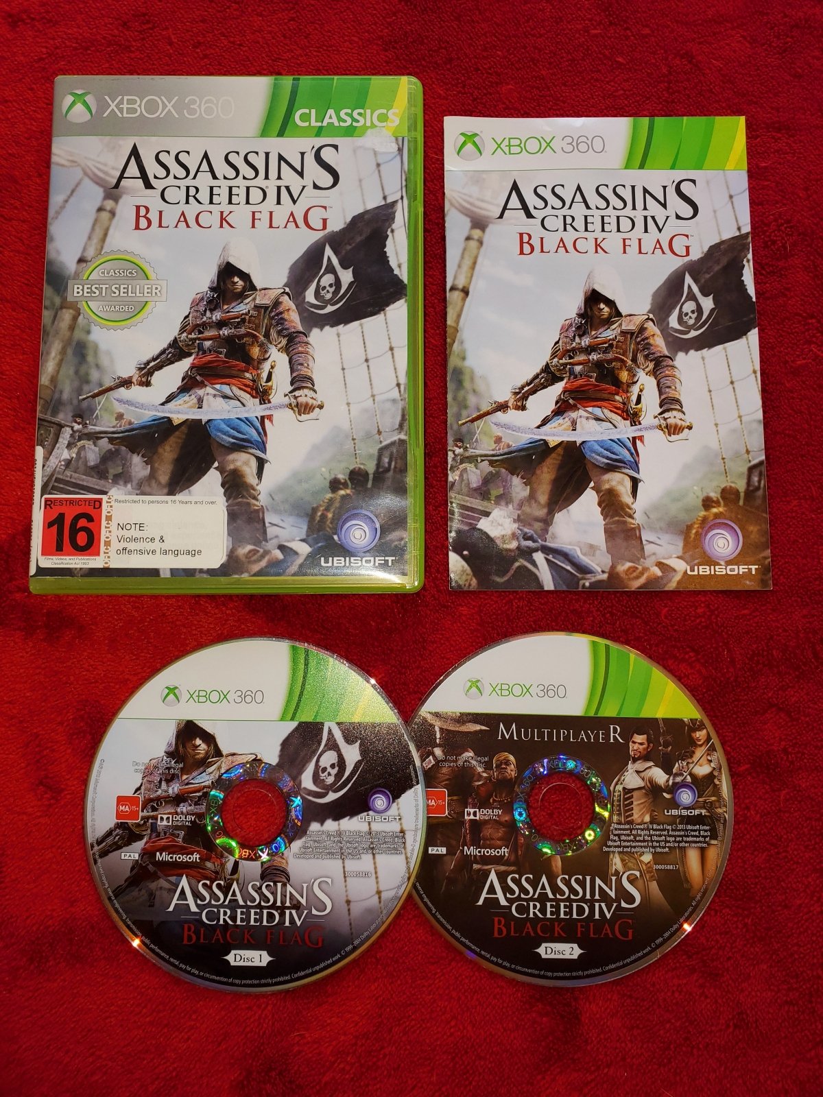 Assassin's Creed 4: Black Flag - 9/10! XBOX360 Game - Xbox 360, Games, Action and adventure - Level Up Gaming NZ