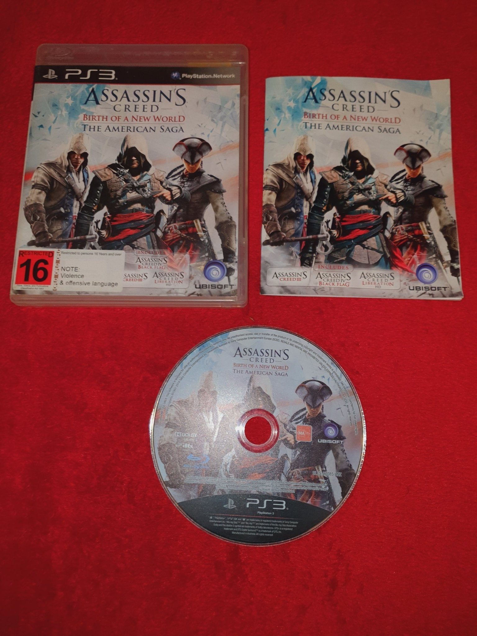 Assassin's Creed Birth of a New World the American Saga - PS3 Game - PlayStation 3, Games, Action and adventure - Level Up Gaming NZ