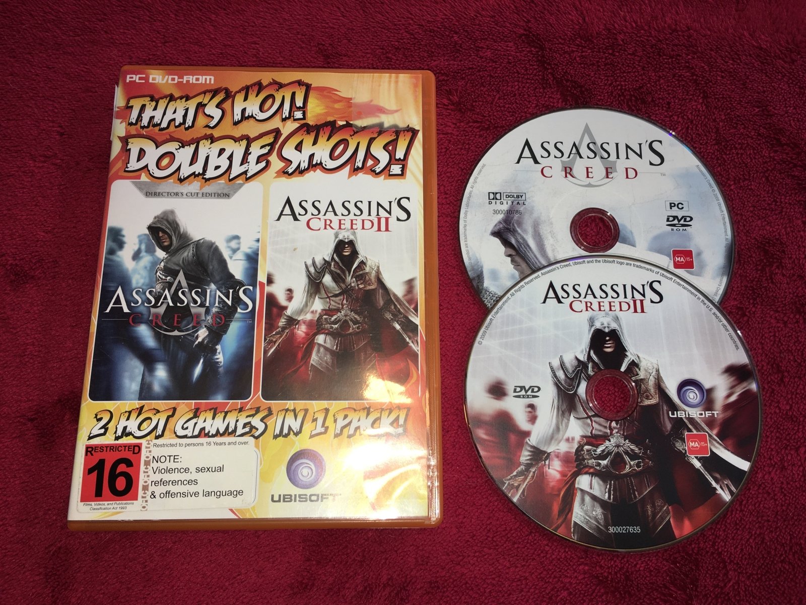 Assassin's Creed 1 and 2 Double Pack - PC Game - PC games, Action and adventure - Level Up Gaming NZ