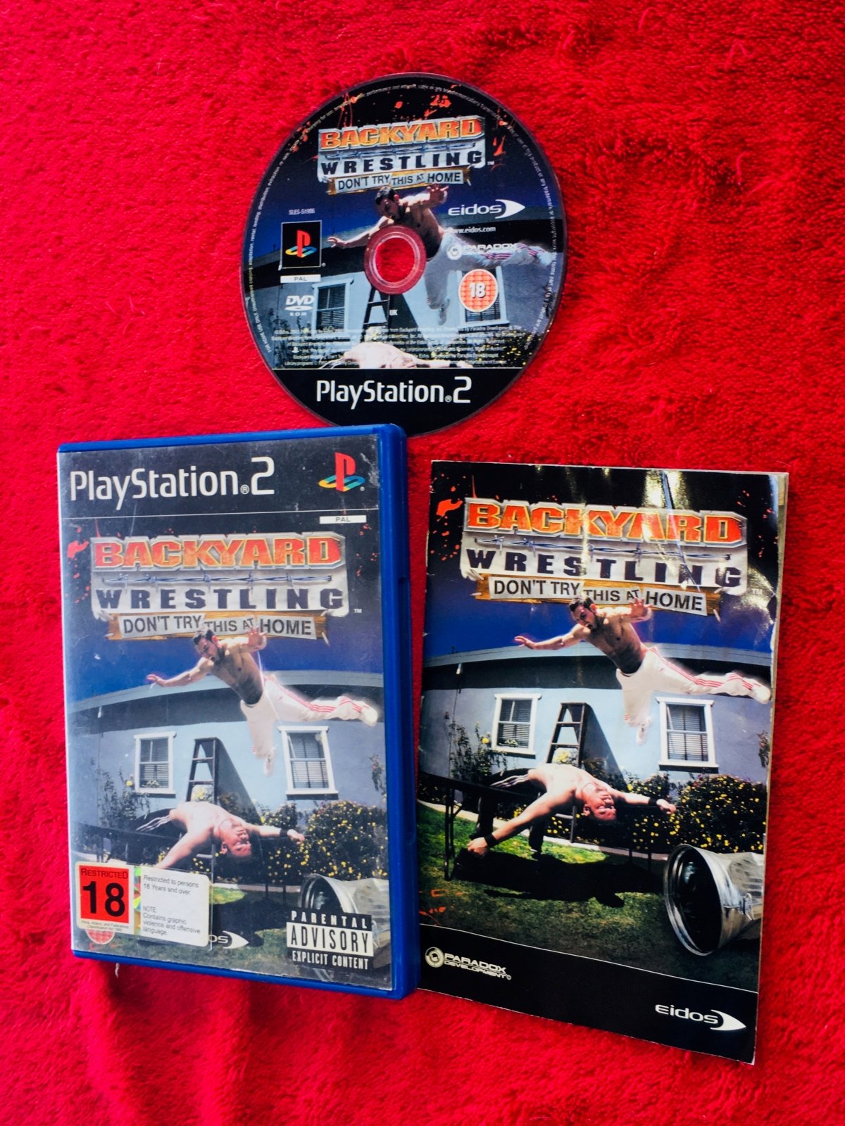 Backyard Wrestling: Don't Try This at Home - PS2 Game - PlayStation 2, Games, Fighting - Level Up Gaming NZ