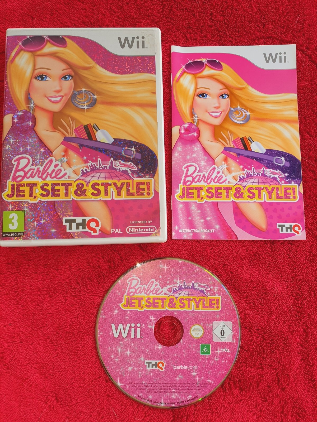 Barbie Jet, Set and Style! - RARE Wii Game - Wii Games - Level Up Gaming NZ
