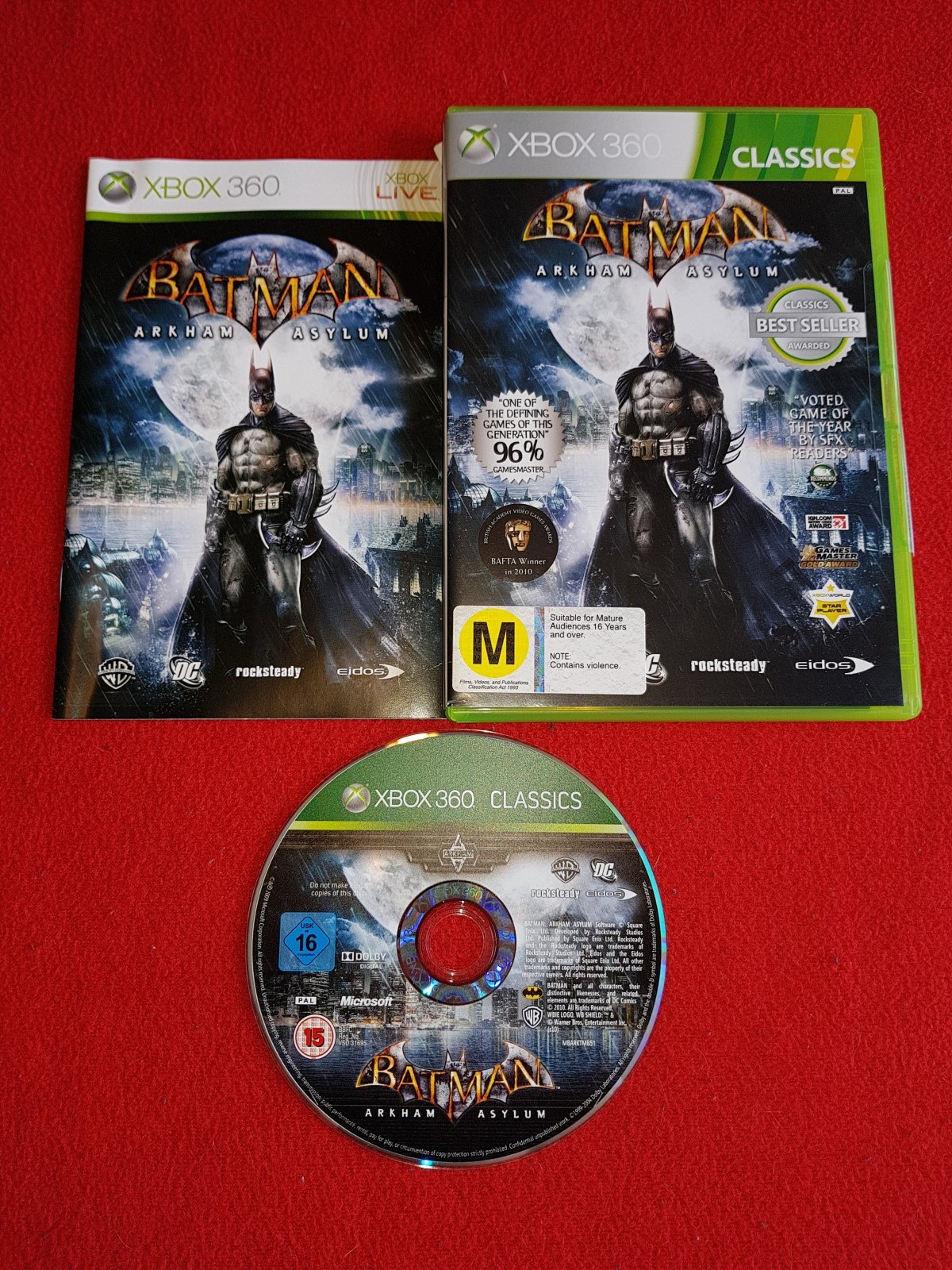 Batman Arkham Asylum - 9/10! XBOX360 Game - Xbox 360, Games, Action and adventure - Level Up Gaming NZ