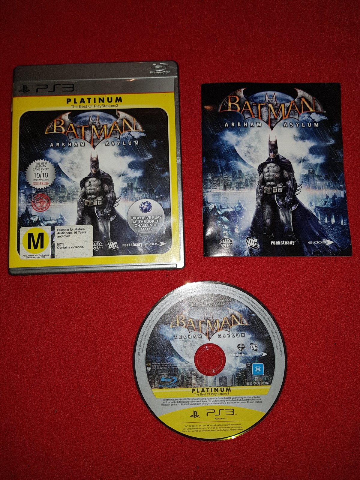 Batman Arkham Asylum - 9/10! PS3 Game - PlayStation 3, Games, Action and adventure - Level Up Gaming NZ
