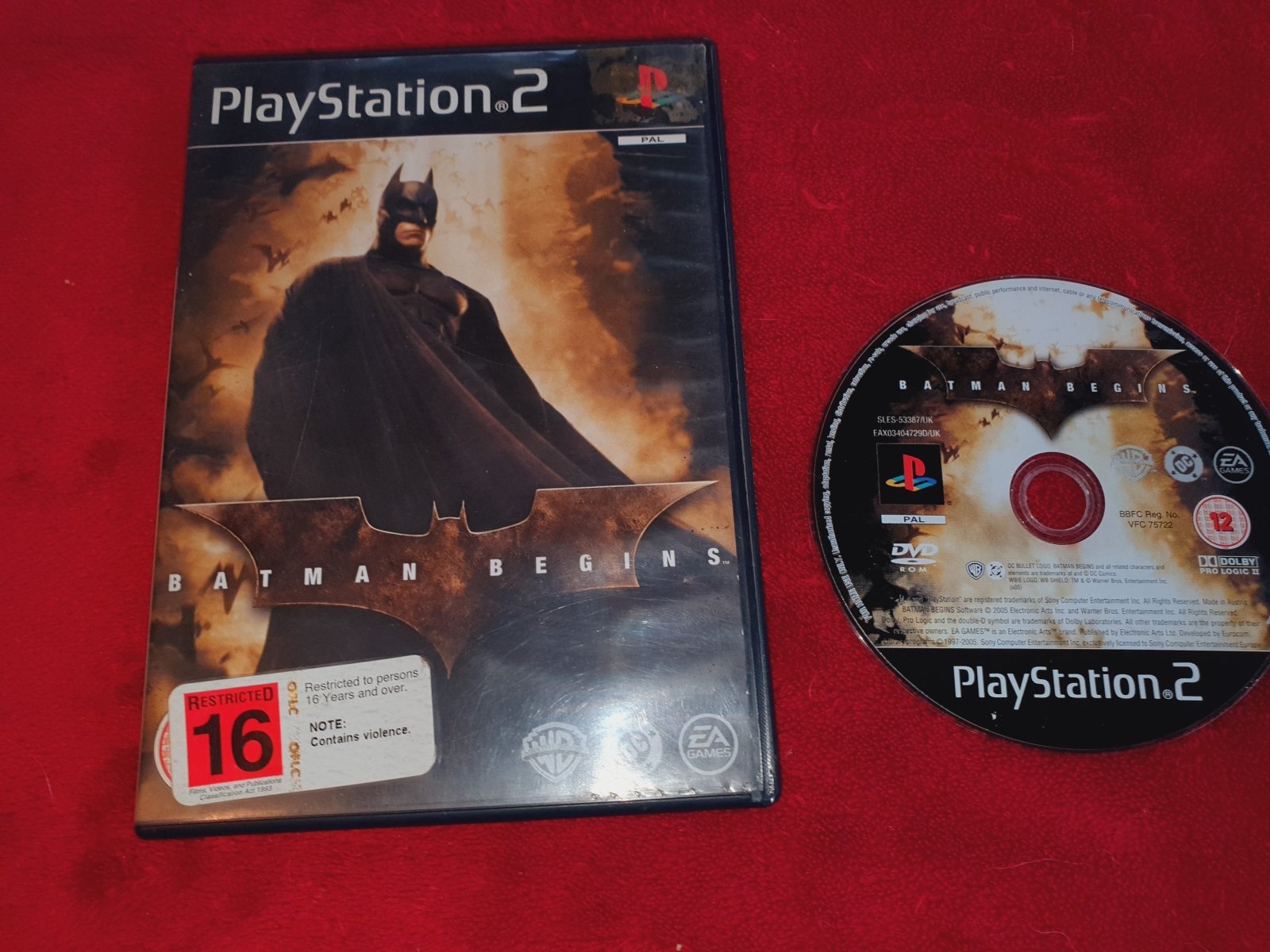 Batman Begins - PS2 Game - PlayStation 2, Games, Action and adventure - Level Up Gaming NZ