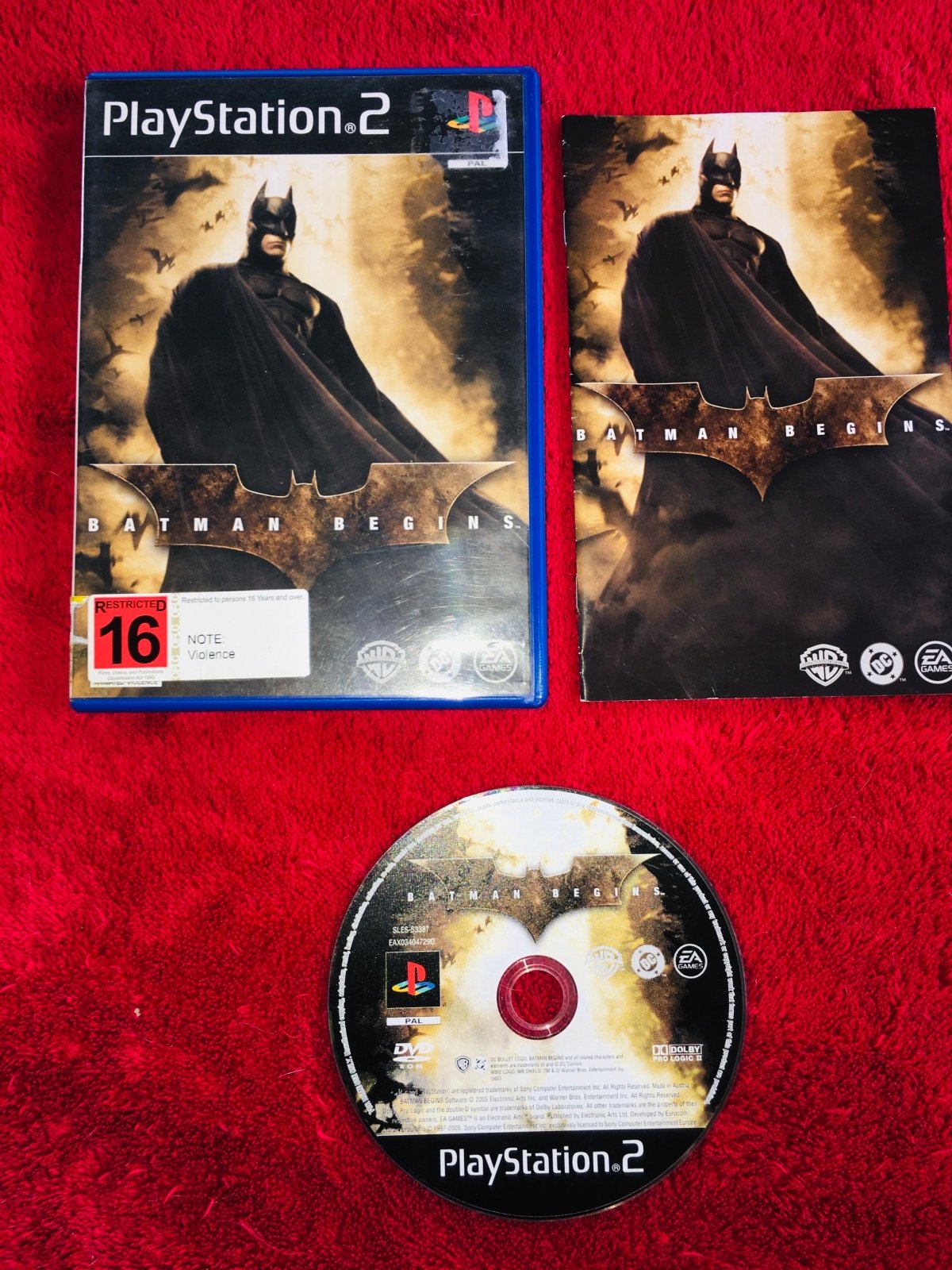 Batman Begins - PS2 Game - PlayStation 2, Games, Action and adventure - Level Up Gaming NZ