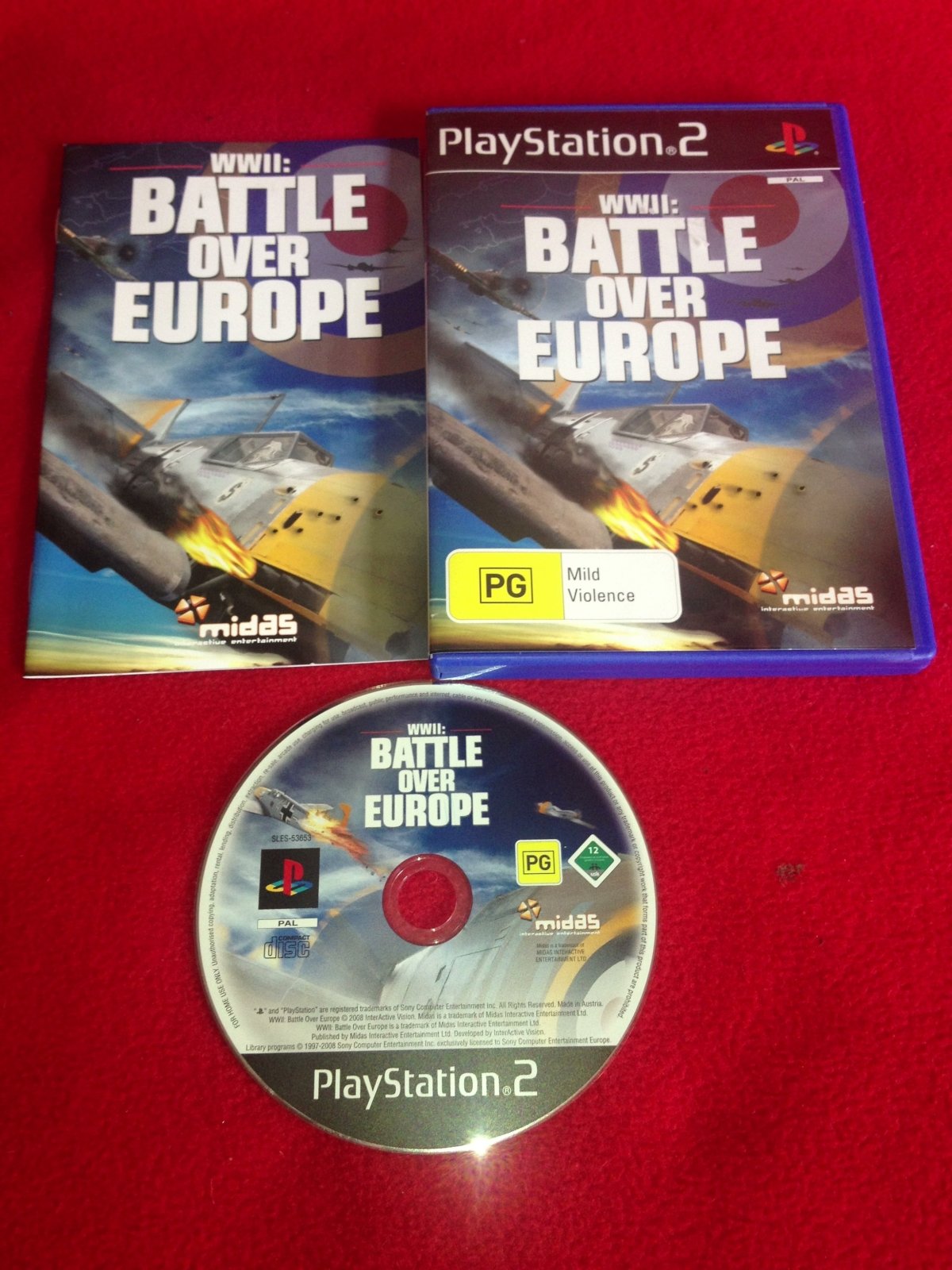 WWII: Battle Over Europe - PS2 Game - PlayStation 2, Games, Simulation - Level Up Gaming NZ
