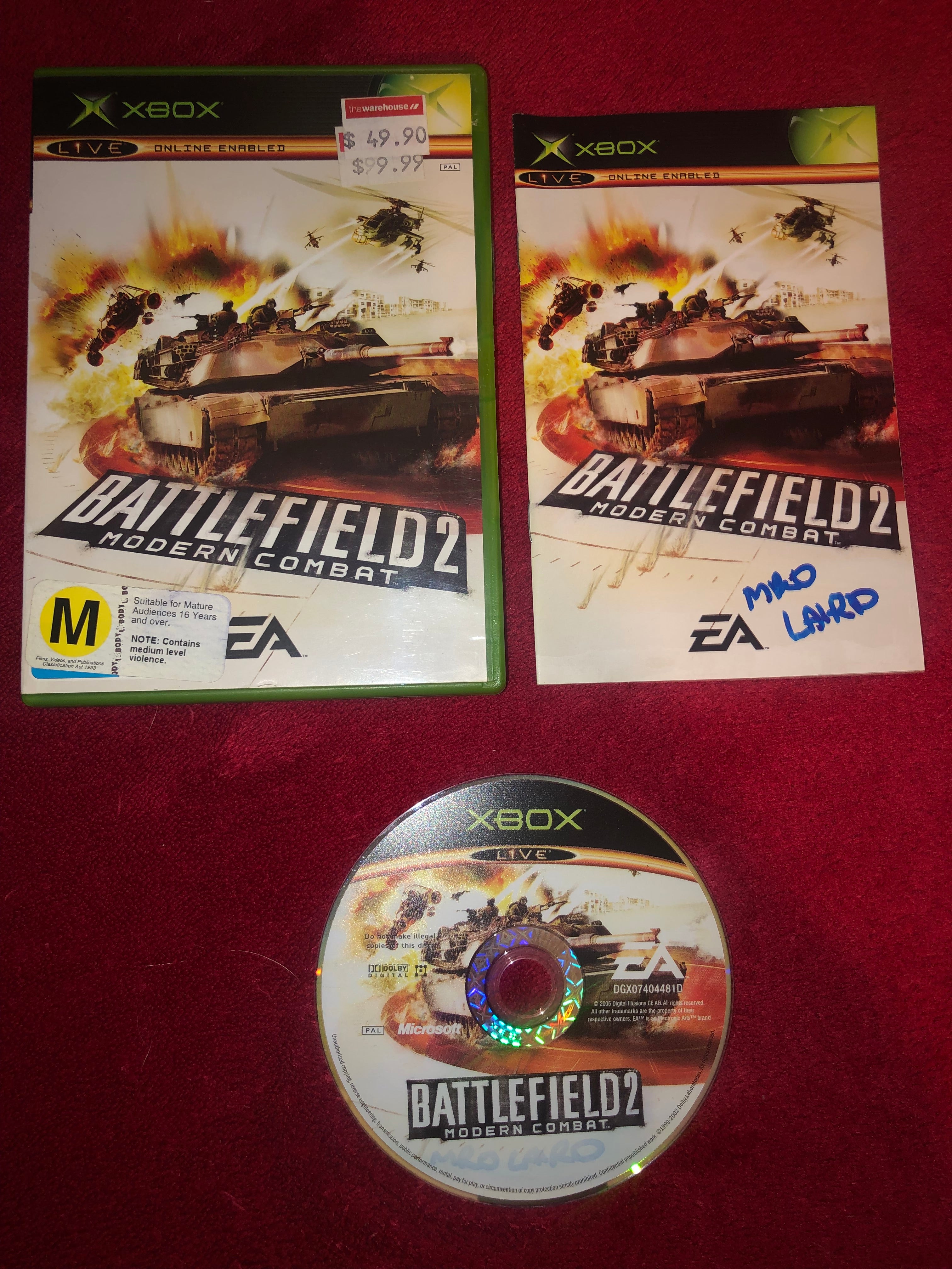 Battlefield 2: Modern Combat - XBOX Game - Xbox, Games, Shooter - Level Up Gaming NZ