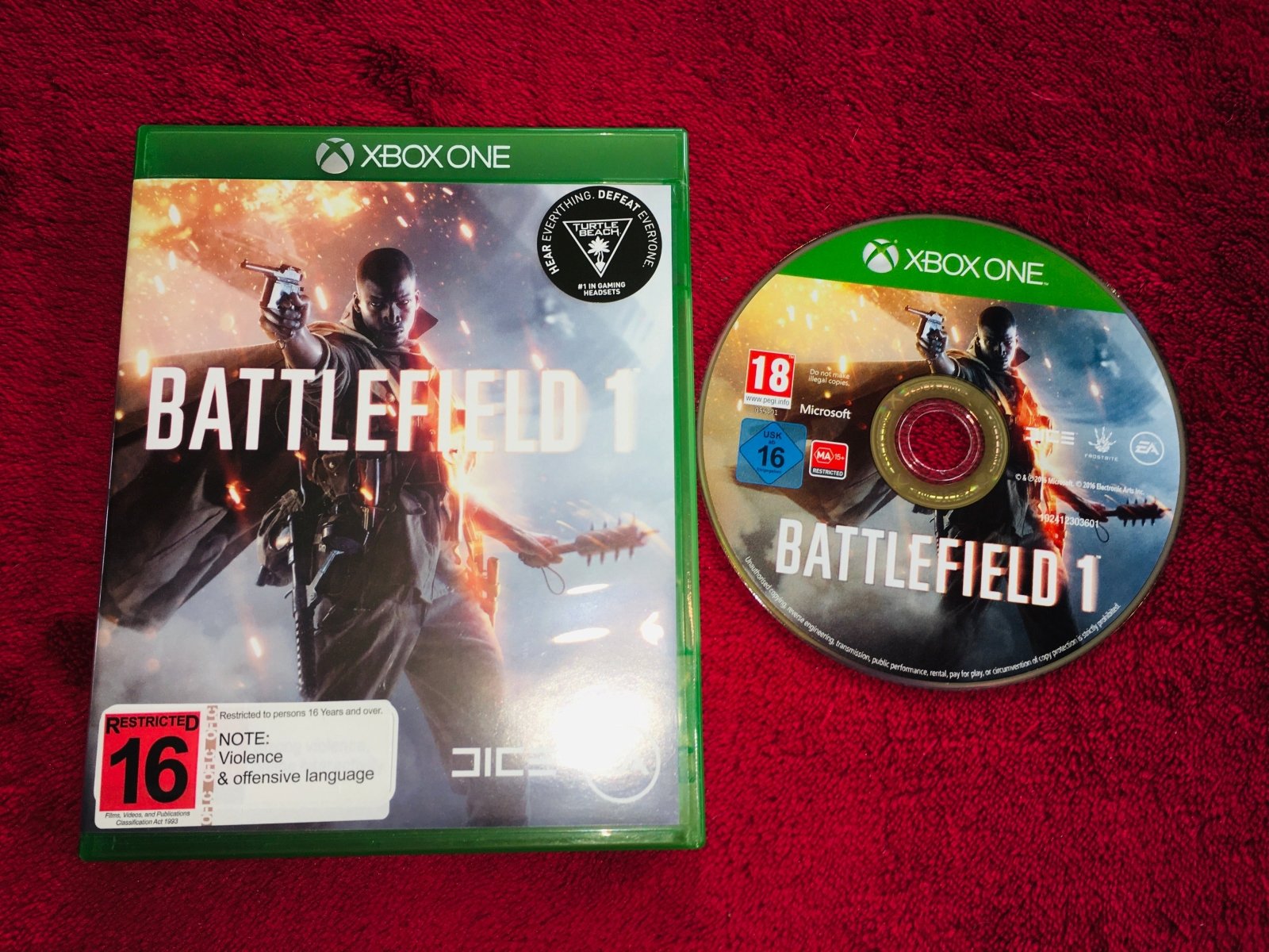 Battlefield 1 - 9/10 Xbox One Game - Xbox One, Games - Level Up Gaming NZ