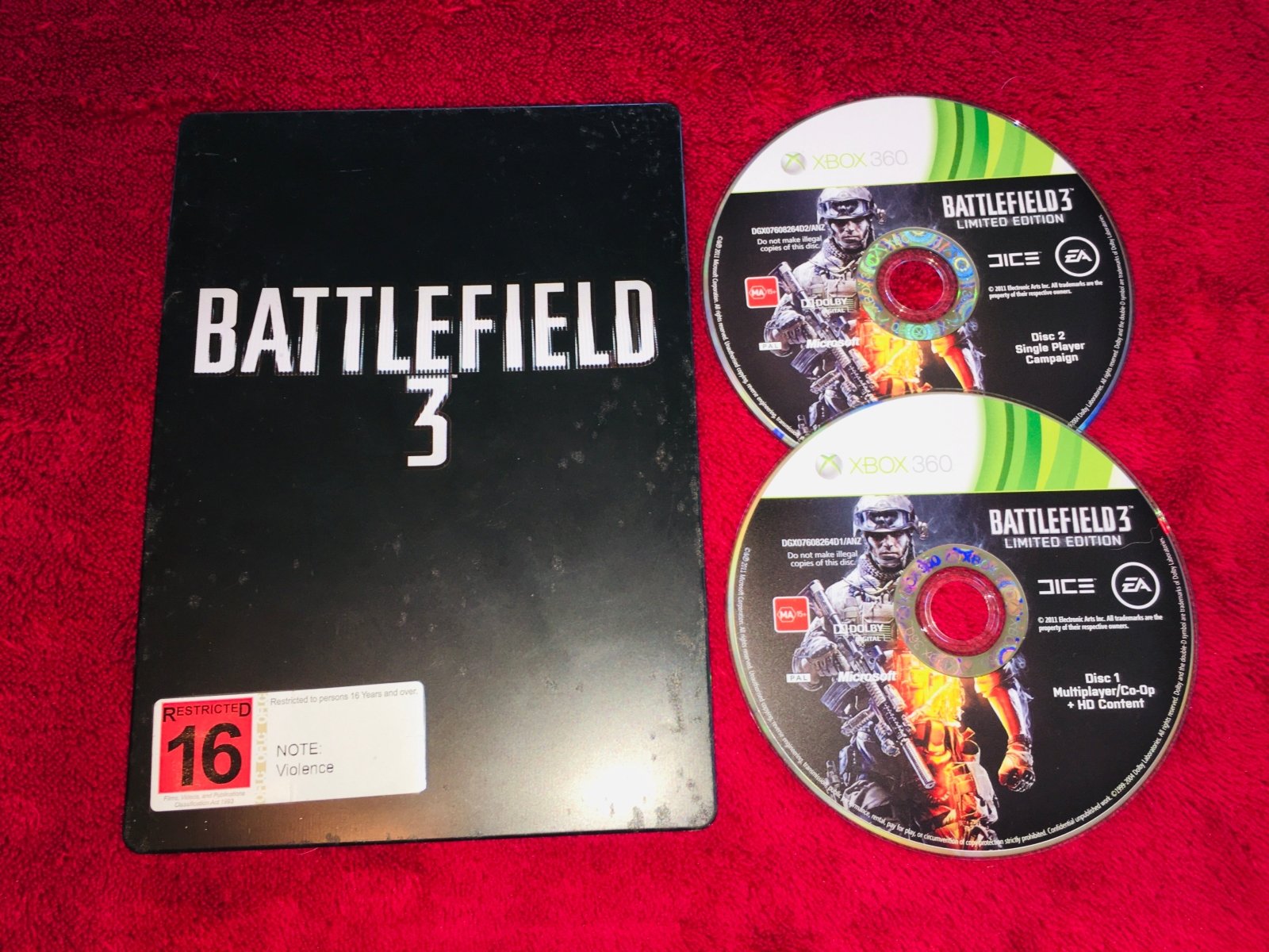 Battlefield 3 - Limited Steelbook XBOX360 Game - Xbox 360, Games, Shooter - Level Up Gaming NZ