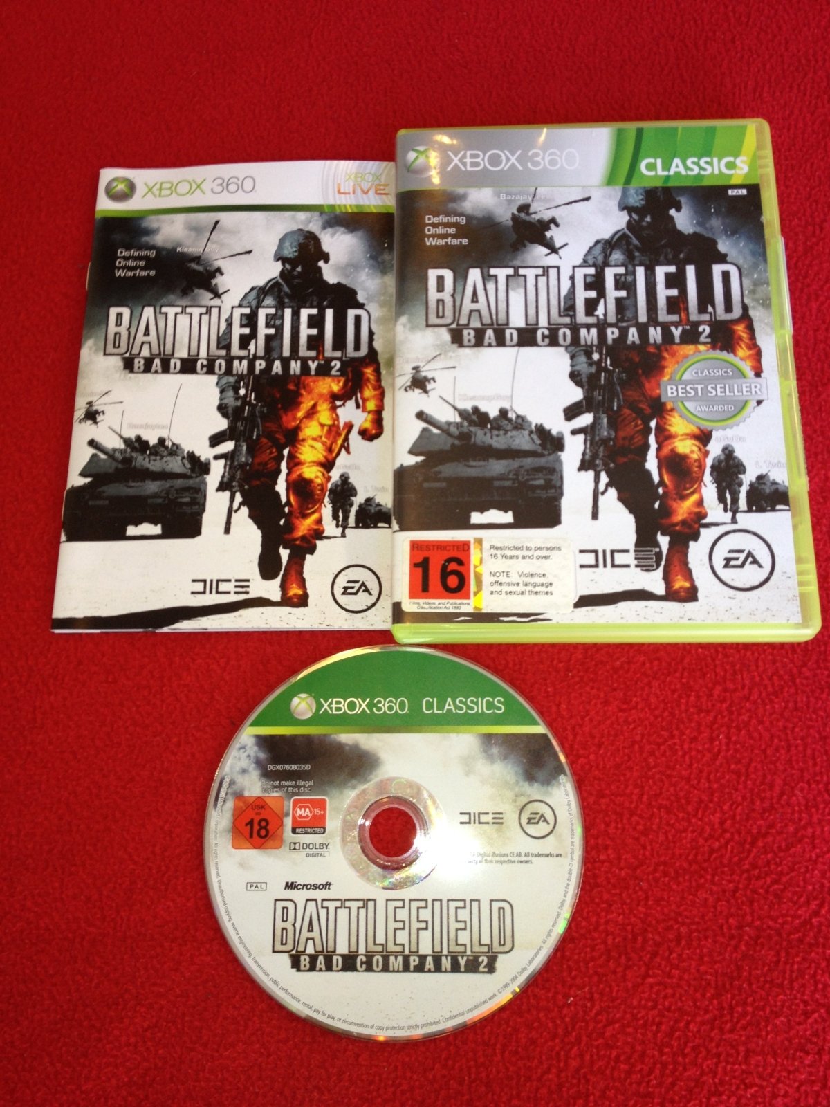 Battlefield: Bad Company 2 - 9/10! XBOX360 Game - Xbox 360, Games, Shooter - Level Up Gaming NZ