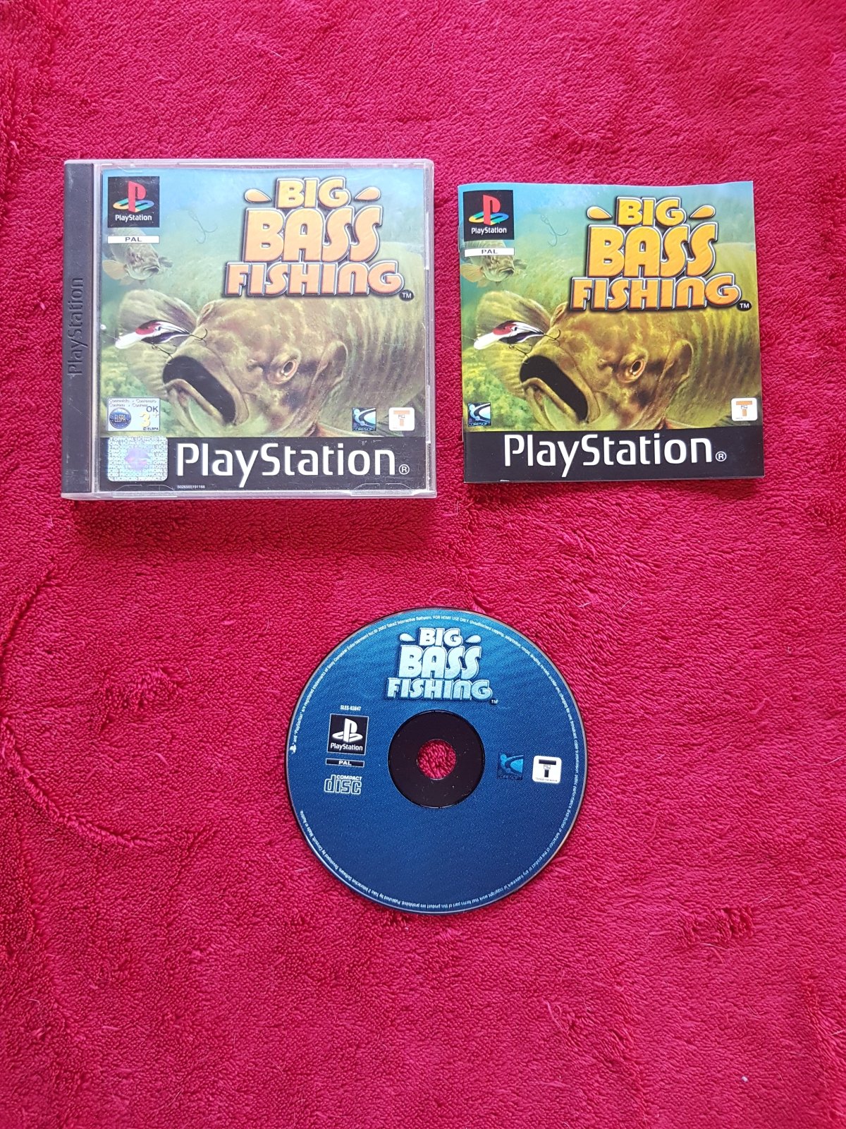 Big Bass Fishing - PS1 Game - PlayStation, Games, Sports - Level Up Gaming NZ