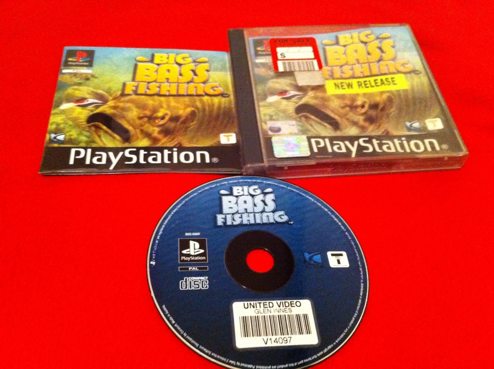 Big Bass Fishing - PS1 Game - PlayStation, Games, Sports - Level Up Gaming NZ