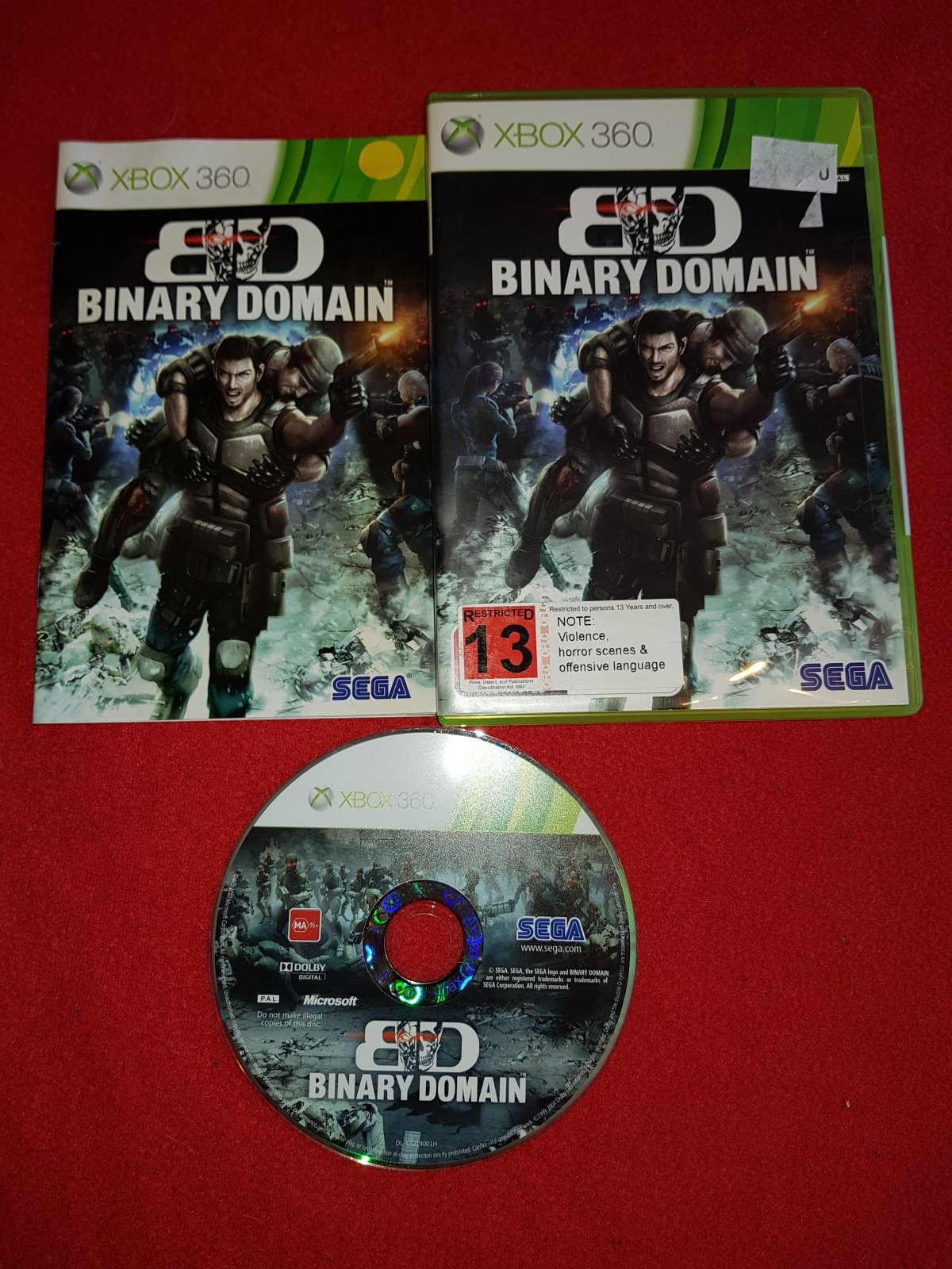 Binary Domain - XBOX360 Game - Xbox 360, Games, Shooter - Level Up Gaming NZ