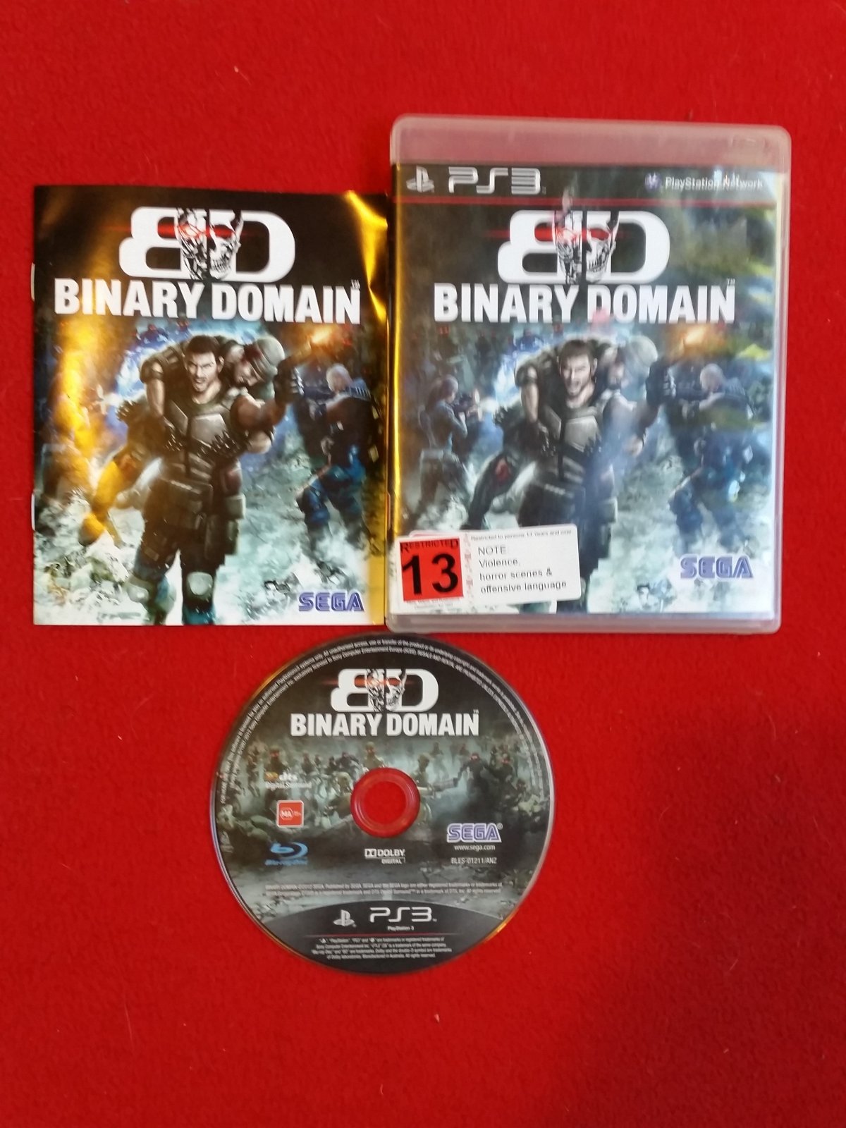 Binary Domain - PS3 Game - PlayStation 3, Games, Shooter - Level Up Gaming NZ