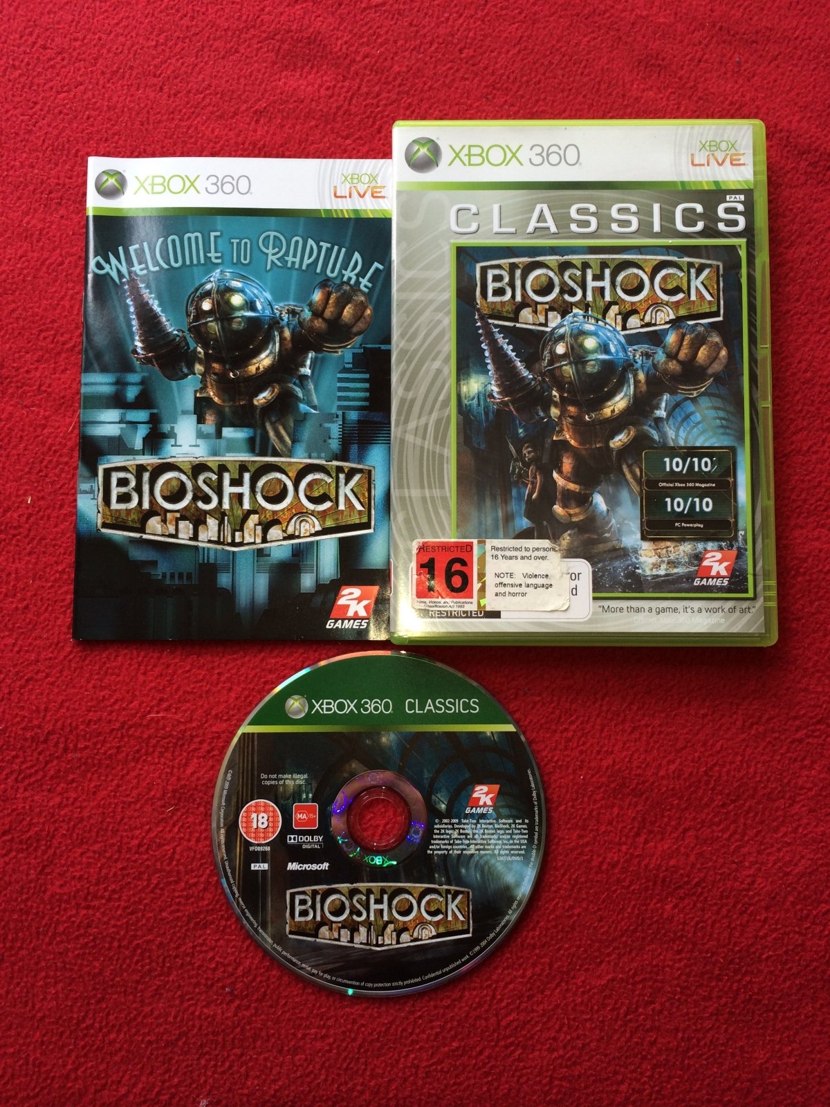 BioShock - 9/10! XBOX360 Game - Xbox 360, Games, Shooter - Level Up Gaming NZ