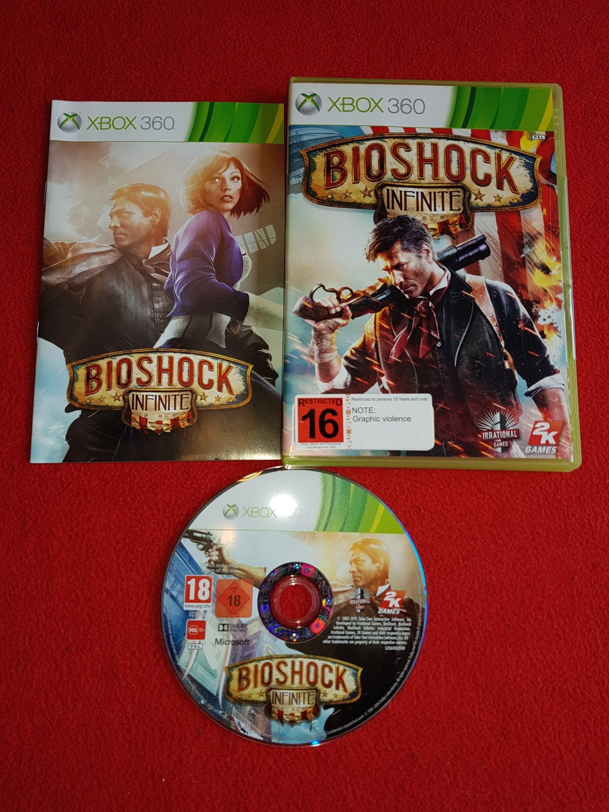 Bioshock Infinite - 9/10! XBOX360 Game - Xbox 360, Games, Shooter - Level Up Gaming NZ