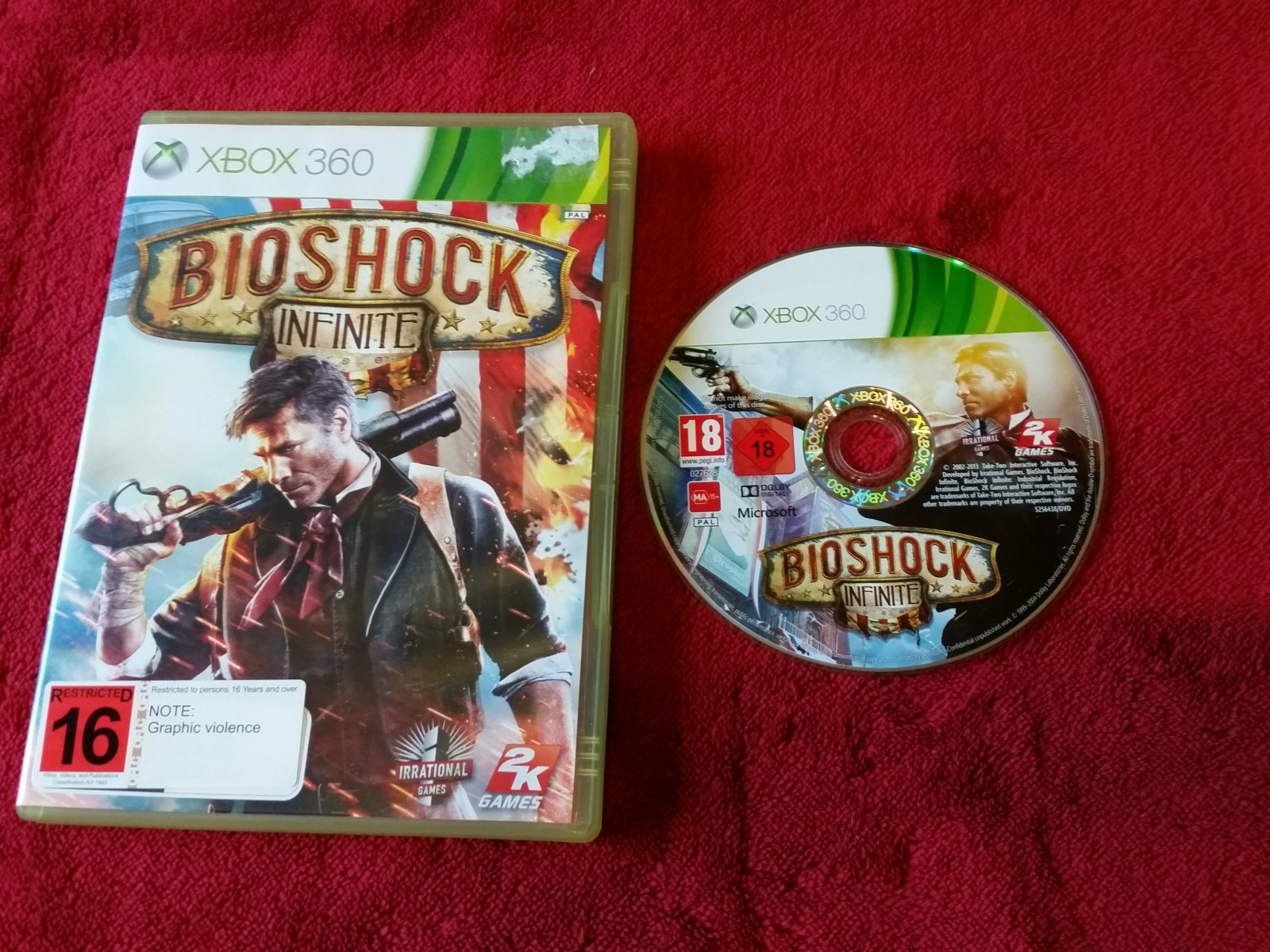 Bioshock Infinite - 9/10! XBOX360 Game - Xbox 360, Games, Shooter - Level Up Gaming NZ