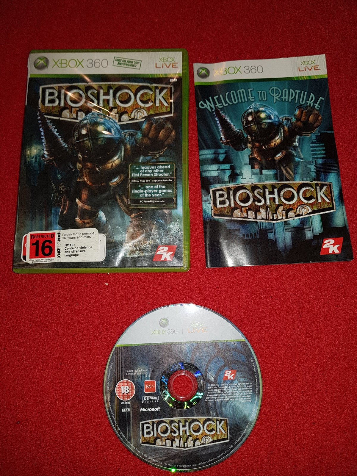 BioShock - 9/10! XBOX360 Game - Xbox 360, Games, Shooter - Level Up Gaming NZ