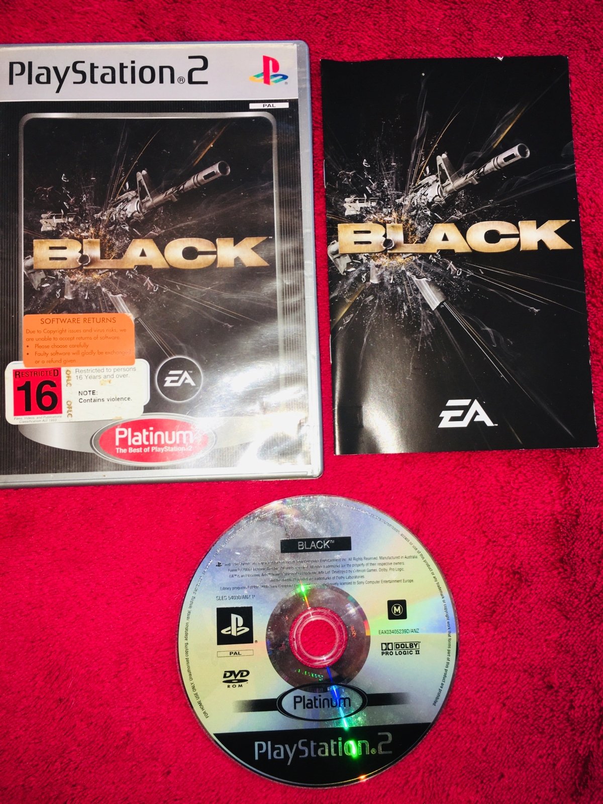 Black - PS2 Game - PlayStation 2, Games, Shooter - Level Up Gaming NZ