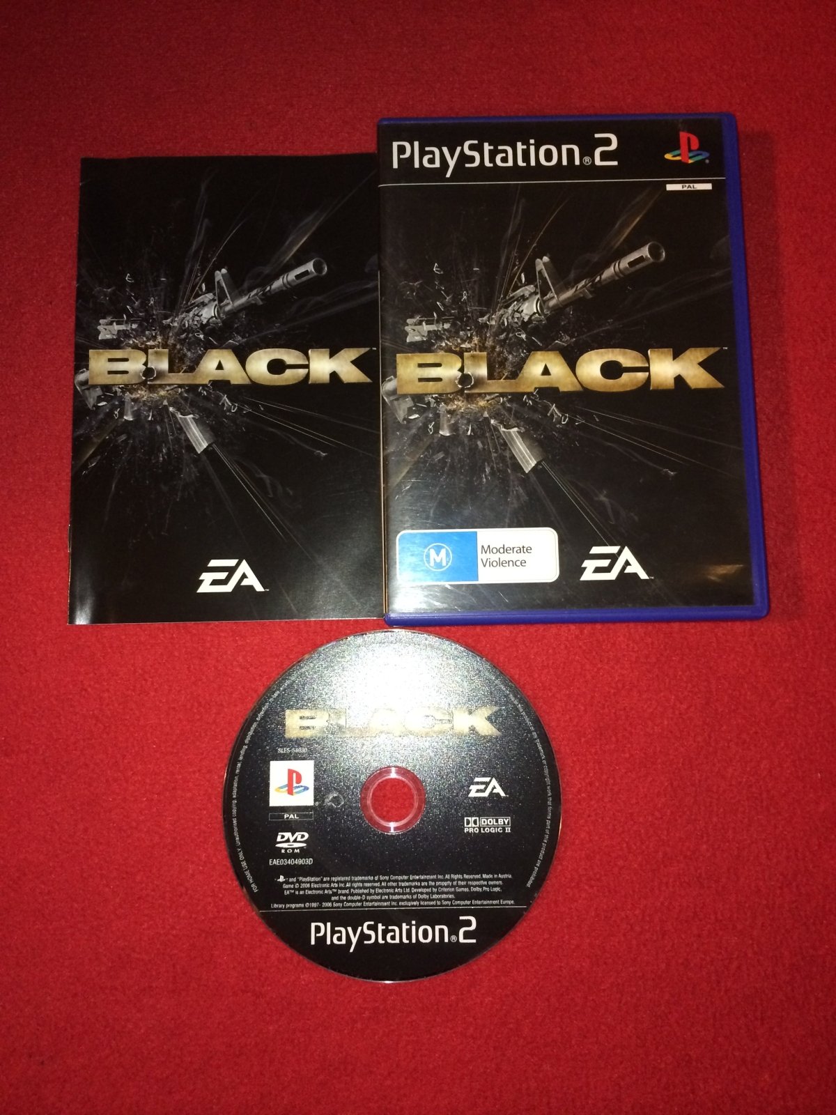 Black - PS2 Game - PlayStation 2, Games, Shooter - Level Up Gaming NZ