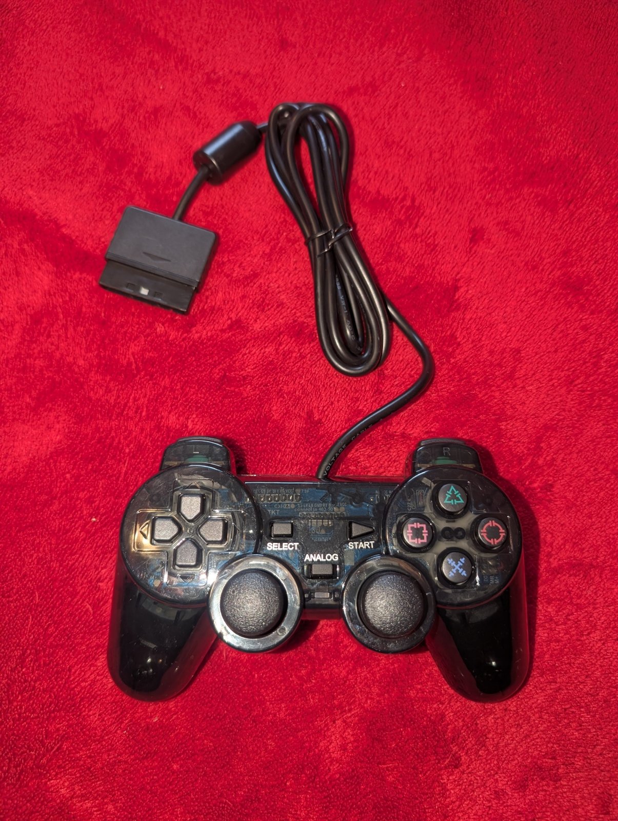 Black PS2 Controller - PlayStation 2, Accessories, Controllers - Level Up Gaming NZ