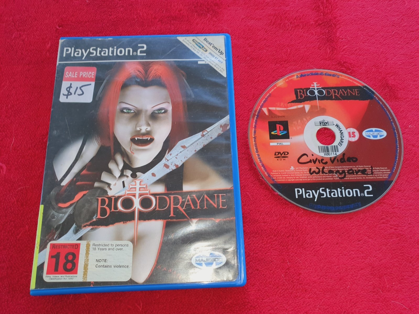 BloodRayne - RARE PS2 Game - PlayStation 2, Games, Sports - Level Up Gaming NZ