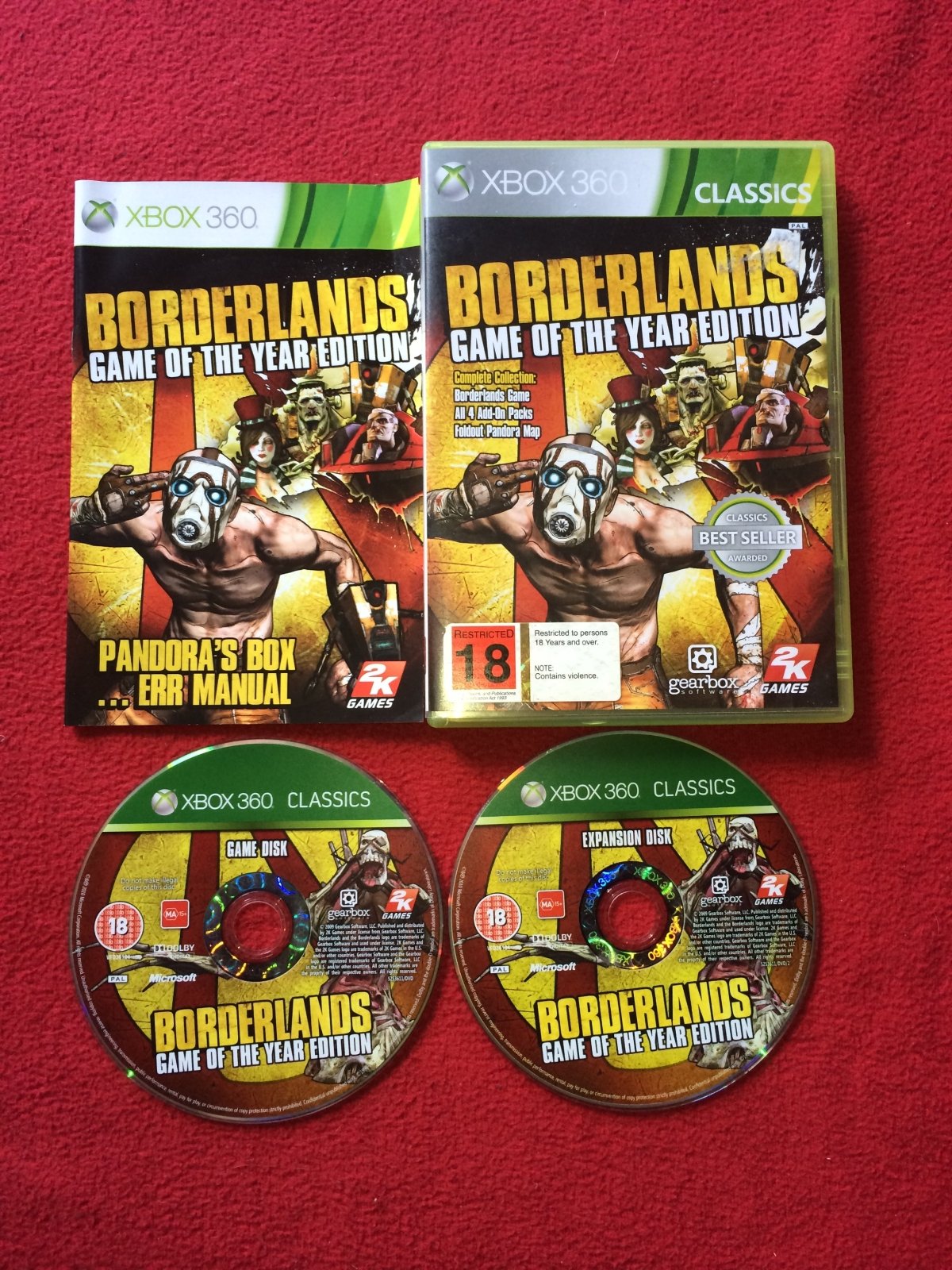 Borderlands: GOTY - 8.5/10! XBOX360 Game - Xbox 360, Games, Shooter - Level Up Gaming NZ
