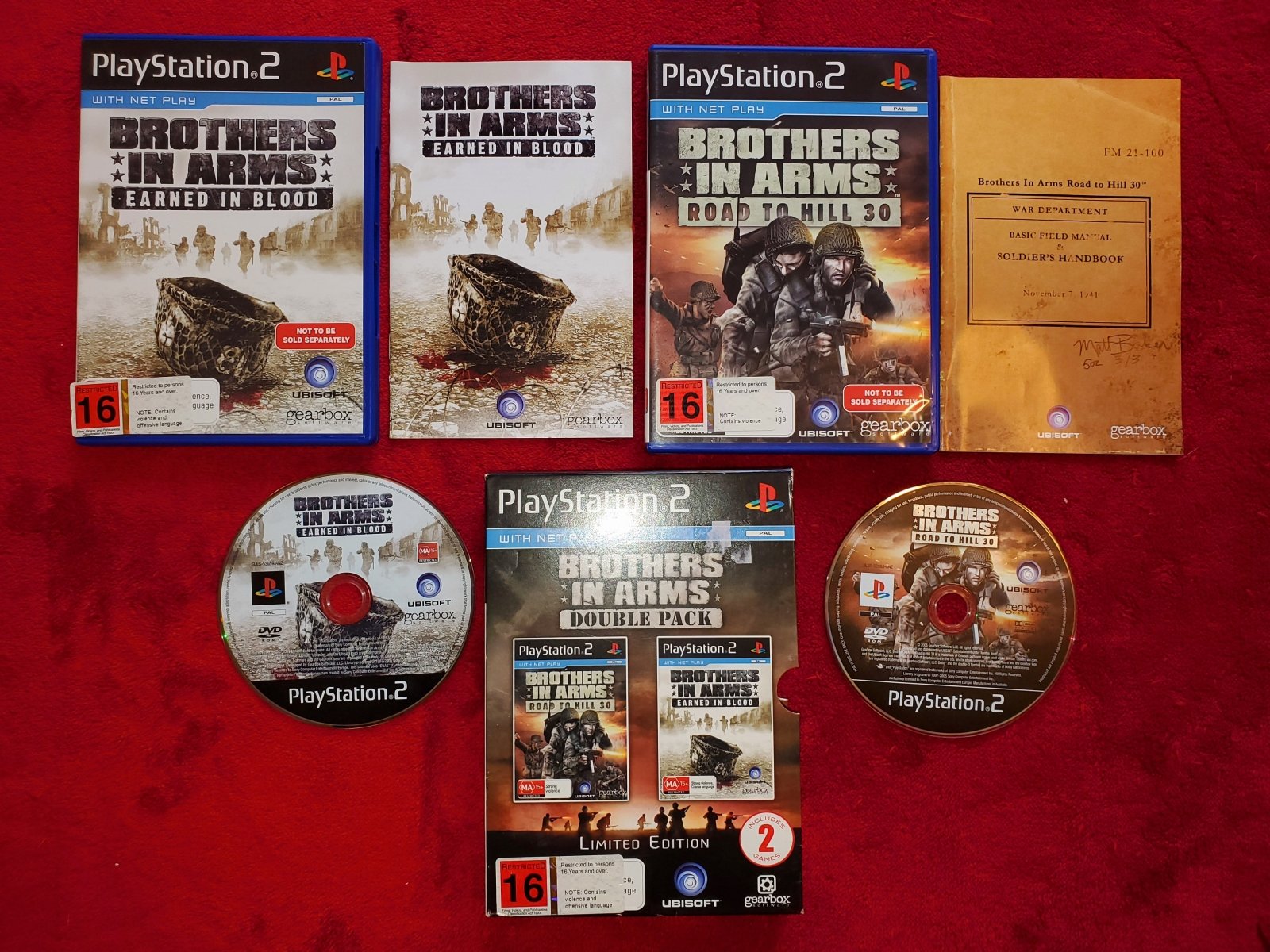 Brothers in Arms: Road to Hill 30 and Earned in Blood Limited Edition PS2 Games - PlayStation 2, Games, Shooter - Level Up Gaming NZ