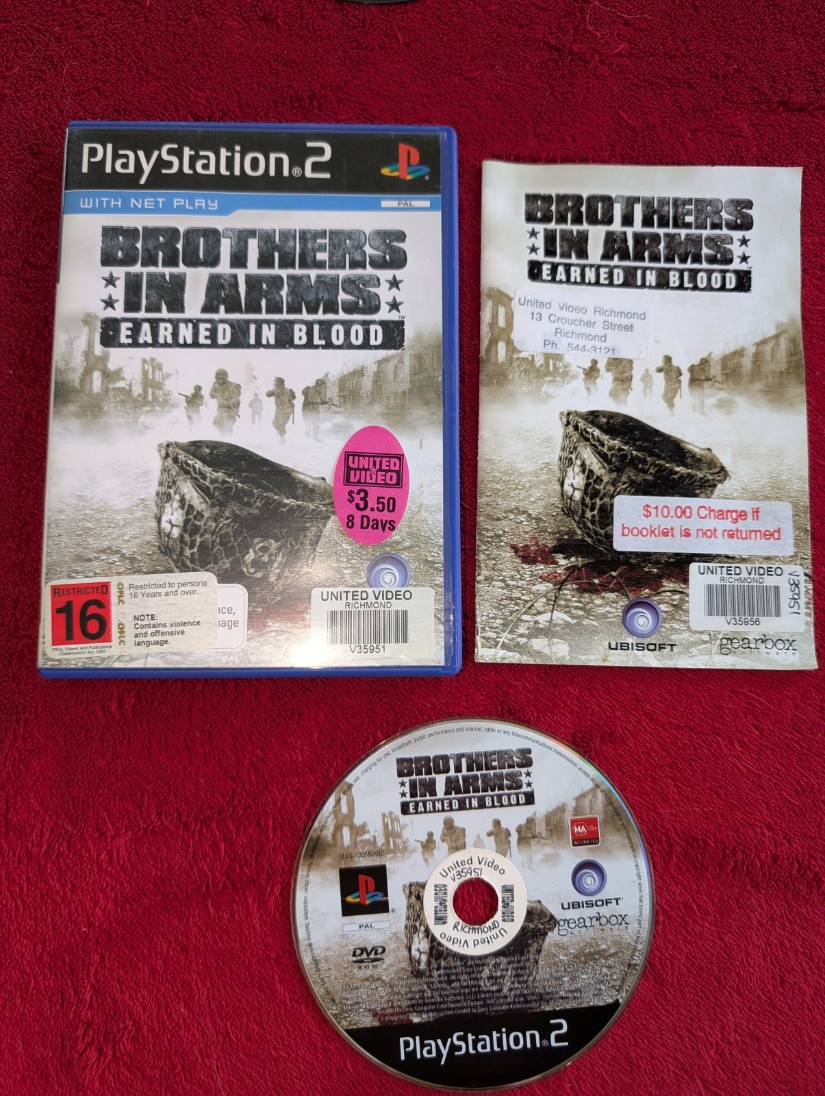 Brothers in Arms: Earned in Blood - PS2 Game - PlayStation 2, Games, Shooter - Level Up Gaming NZ