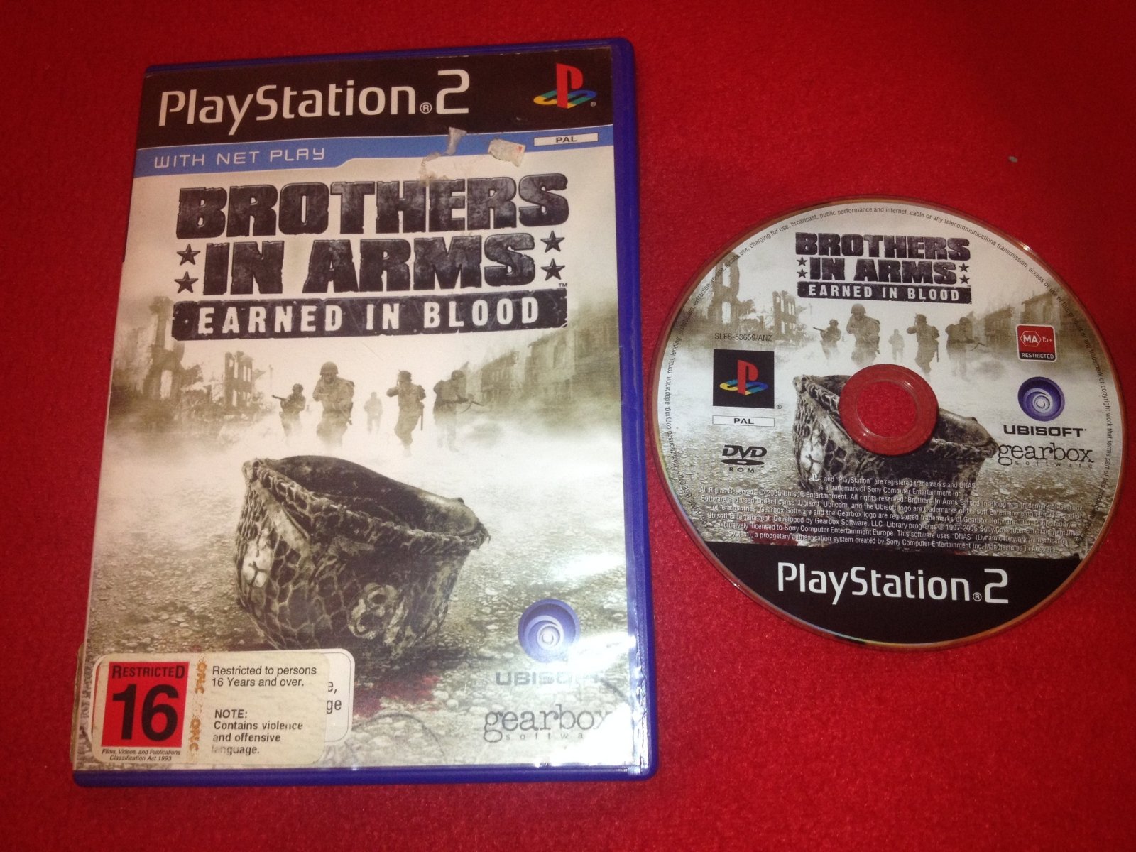 Brothers in Arms: Earned in Blood - EXCELLENT PS2 Game - PlayStation 2, Games, Shooter - Level Up Gaming NZ
